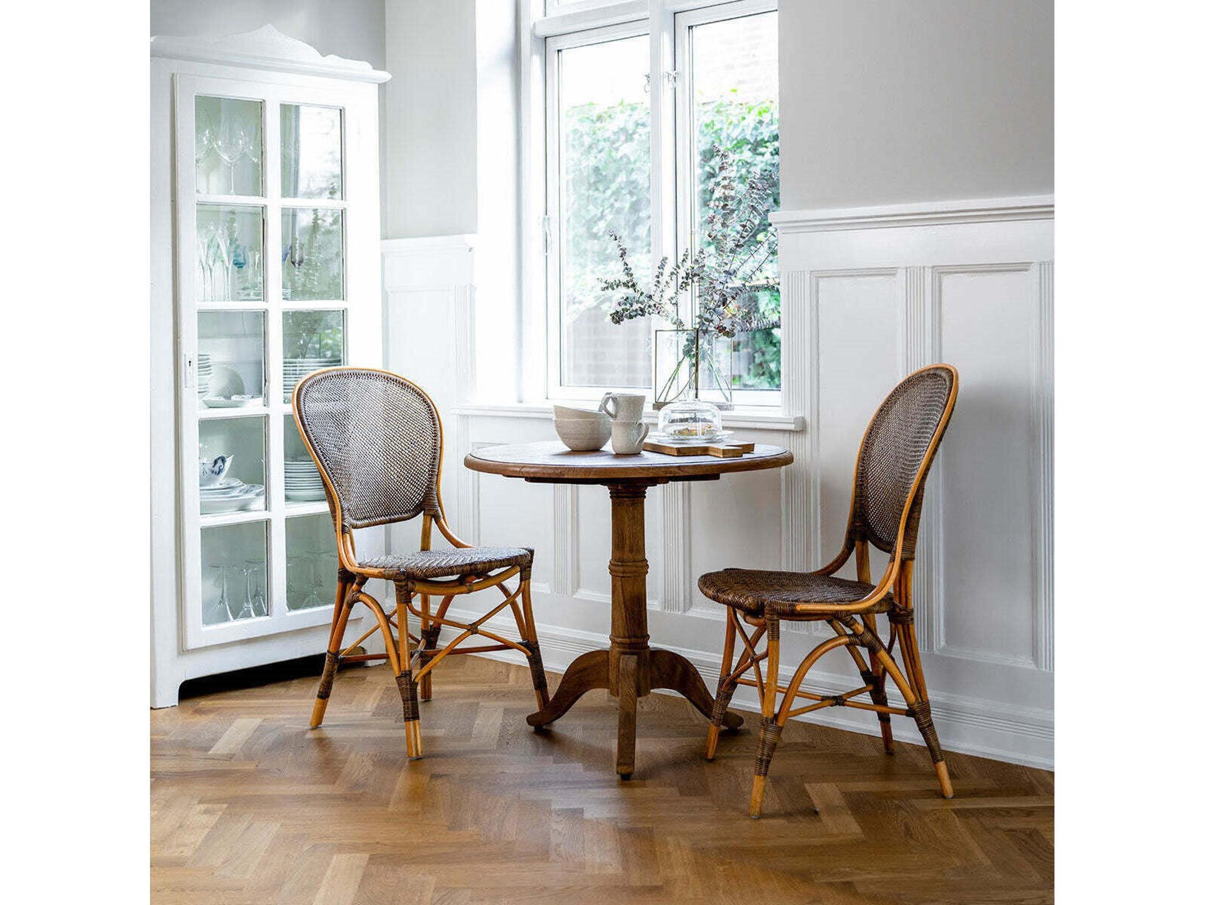 Sika Indoor Originals Rossini Rattan Brown Side Dining Chair