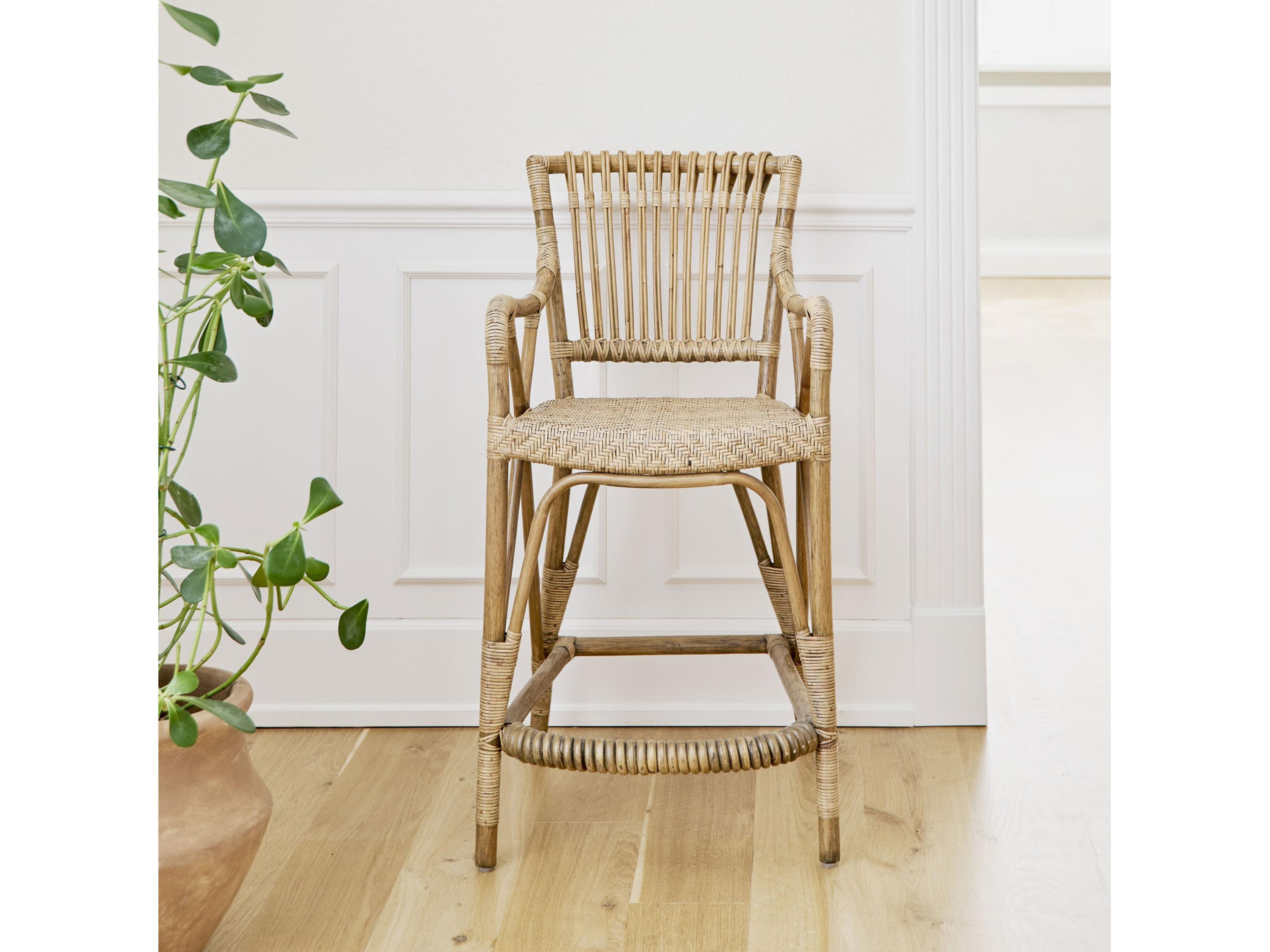 Sika Indoor Originals Blues Rattan Counter Stool