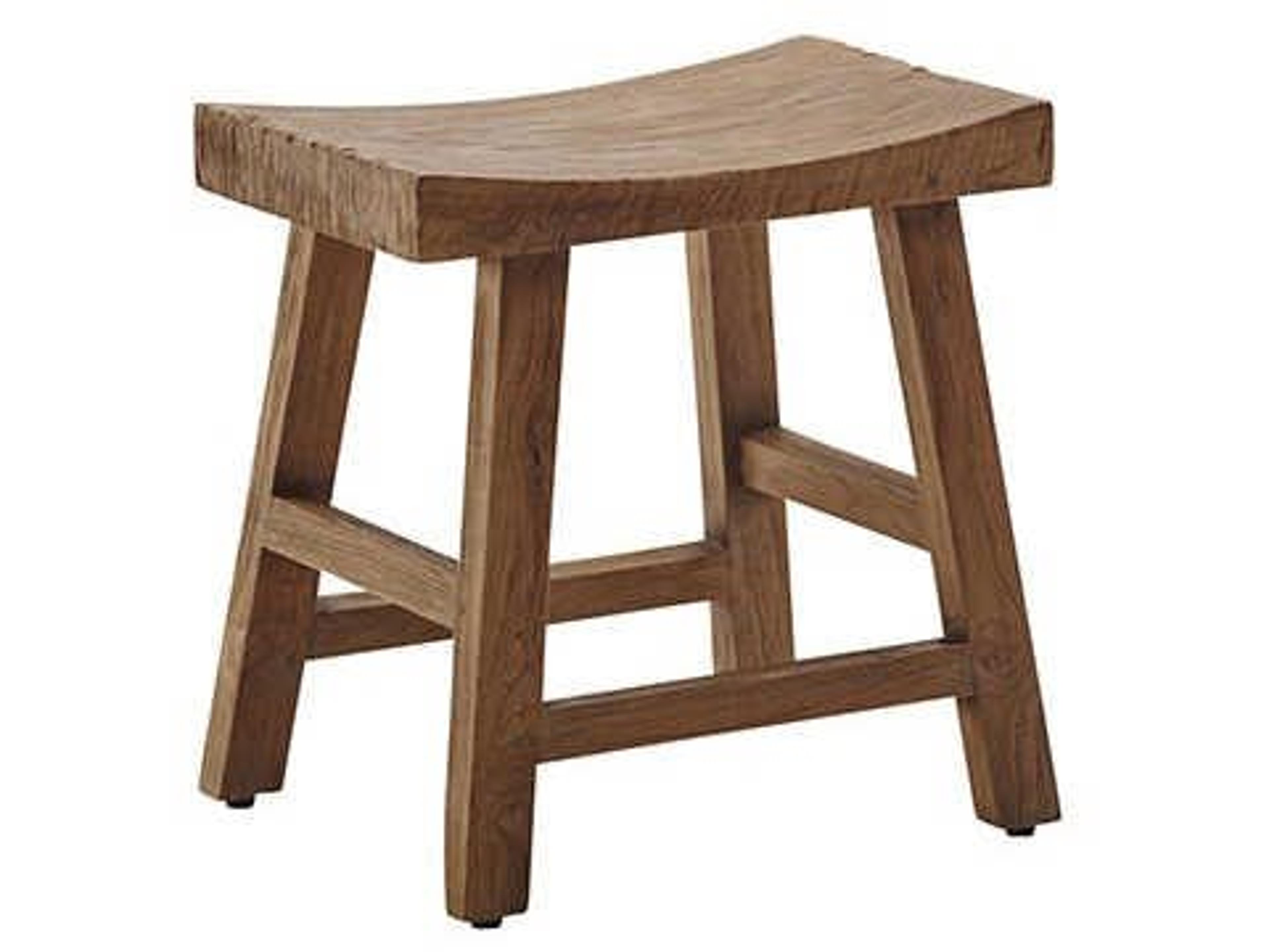 Teak Wood Brown Side Dining Chair