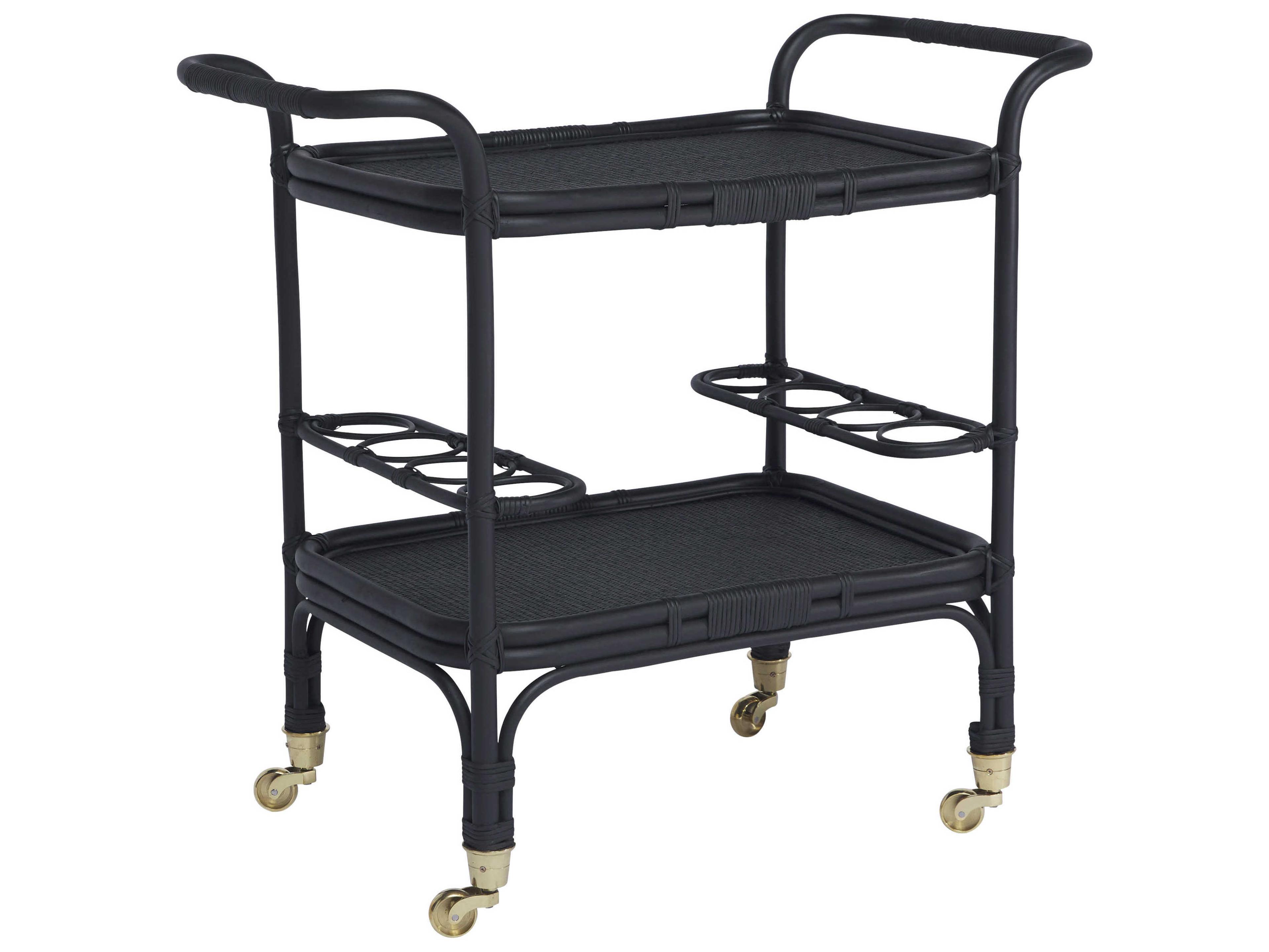 Originals Glass Black Bar Cart