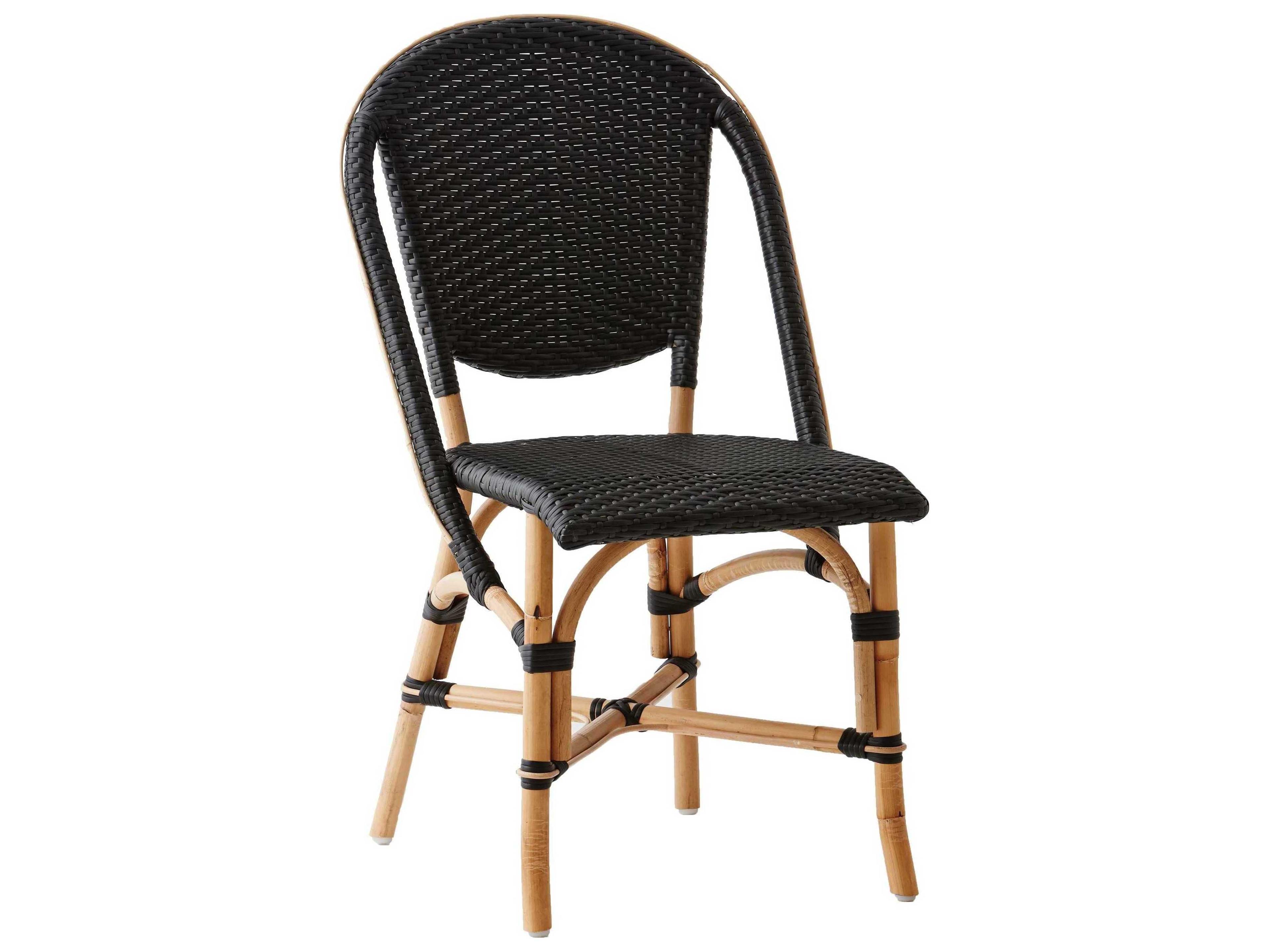 Sika Design Sofie Dining Side Chair Black ArtFibre Rattan Indoor