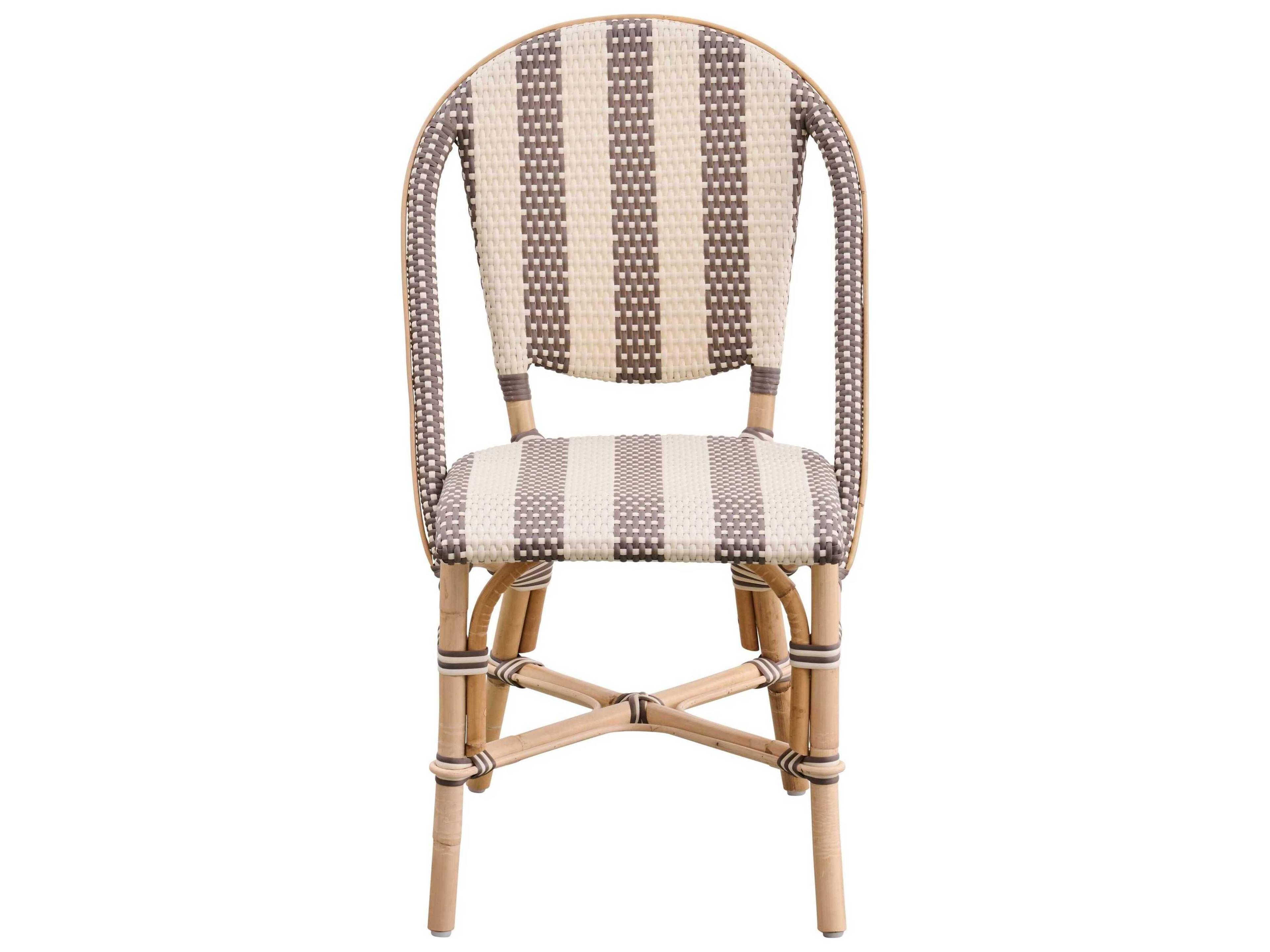 Sika Indoor Affaire Sofie Rattan Beige Armless Dining Chair