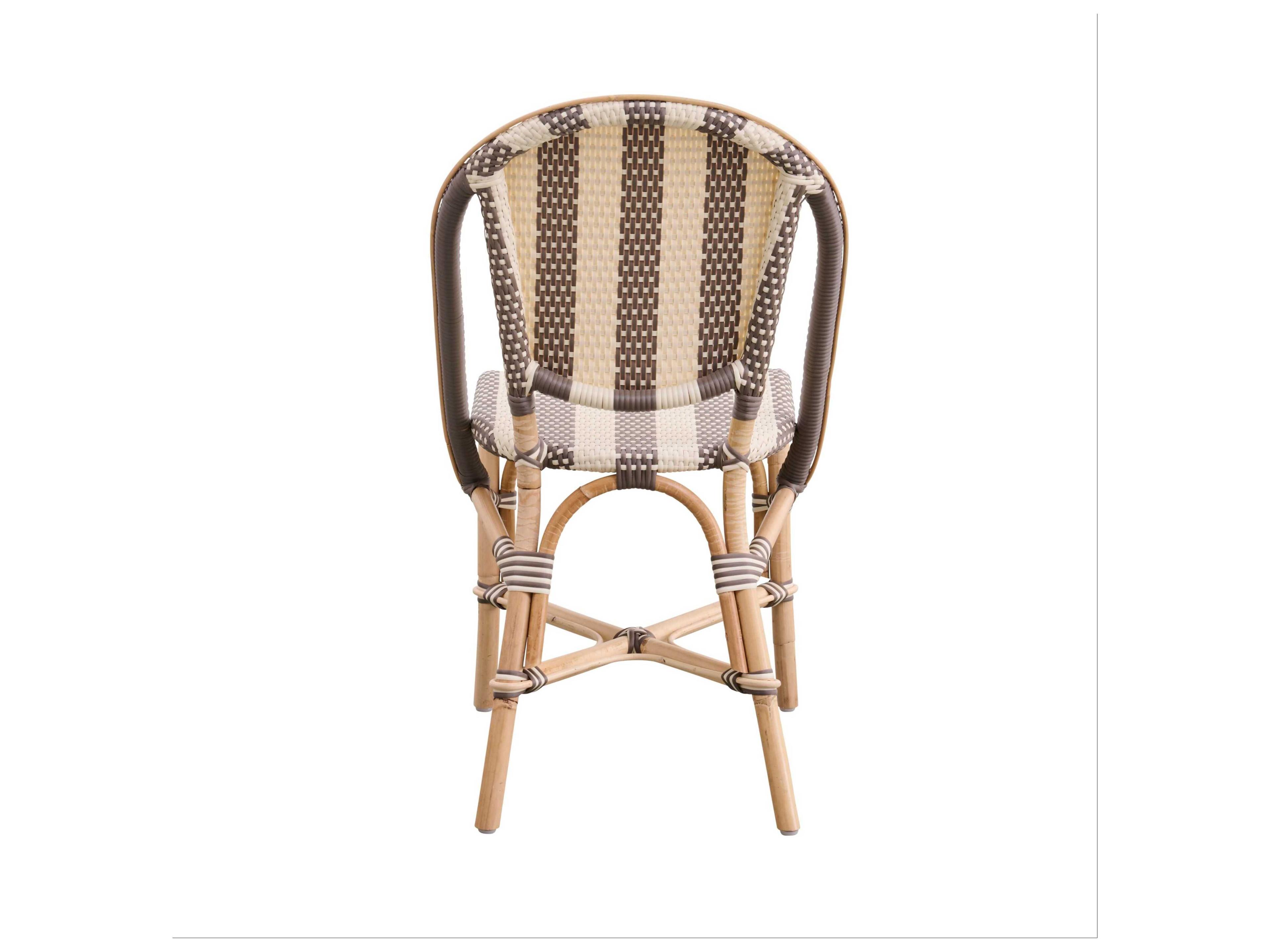 Sika Indoor Affaire Sofie Rattan Beige Armless Dining Chair