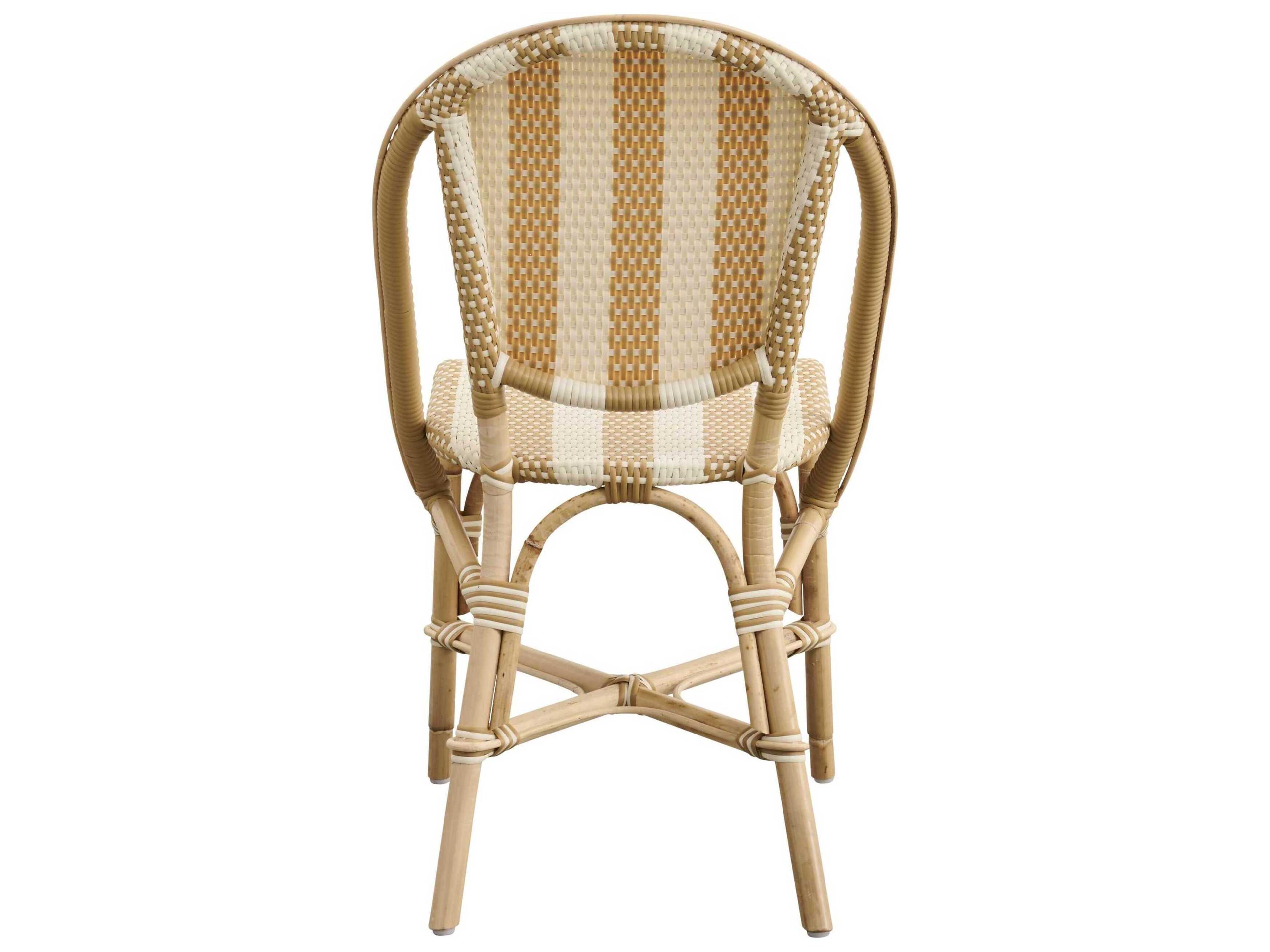 Sika Indoor Affaire Sofie Rattan Beige Armless Dining Chair
