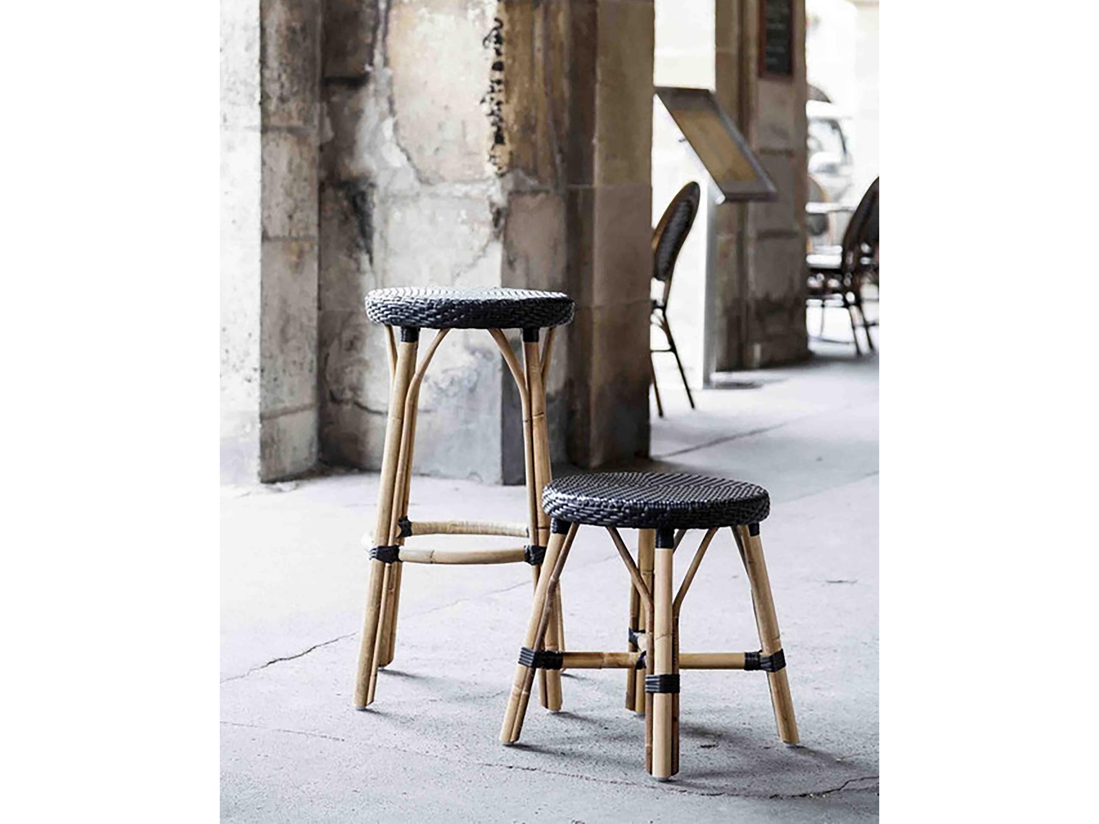 Sika Indoor Affaire Black Accent Stool