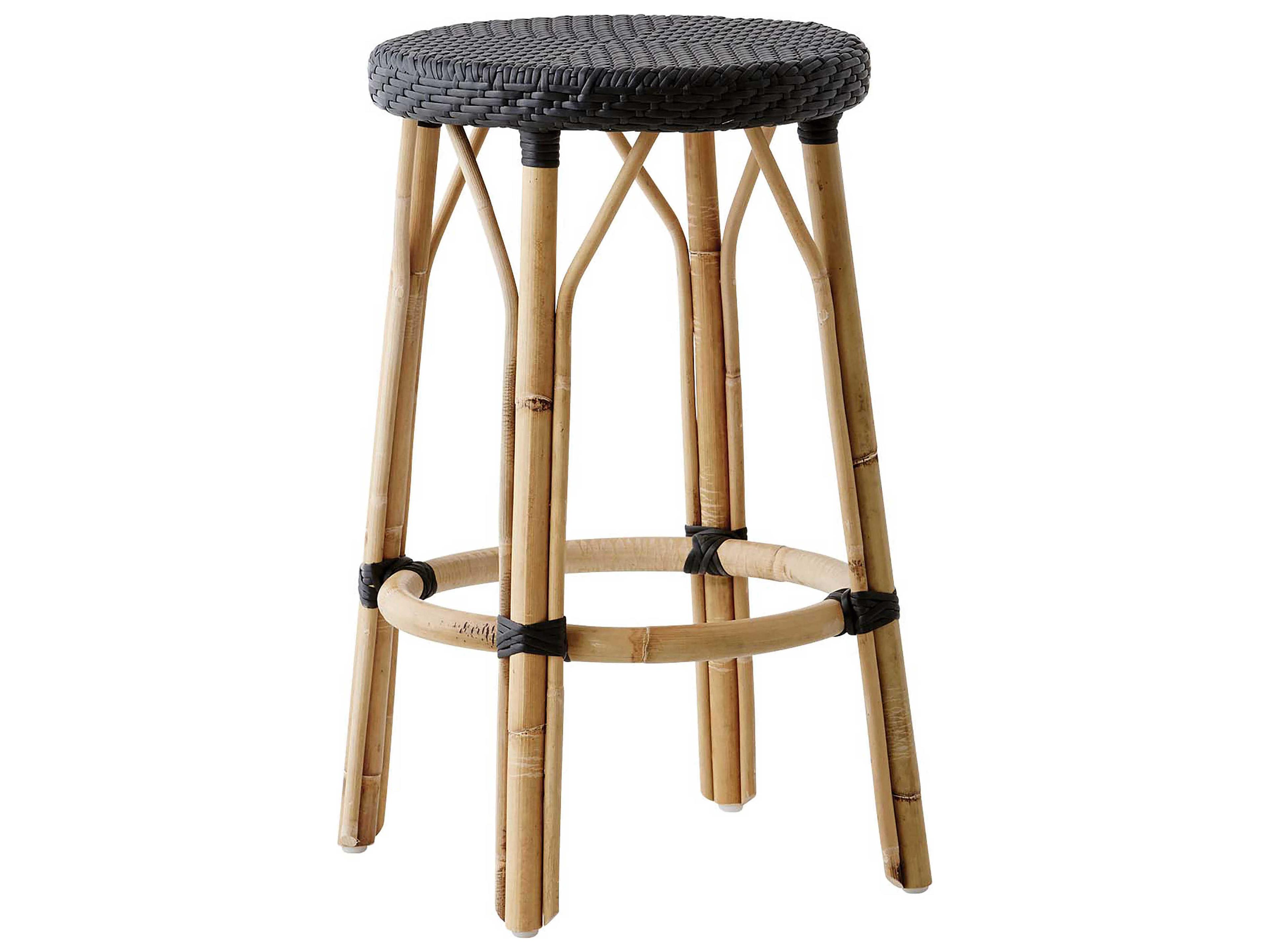 Affaire Simone Rattan Counter Stool