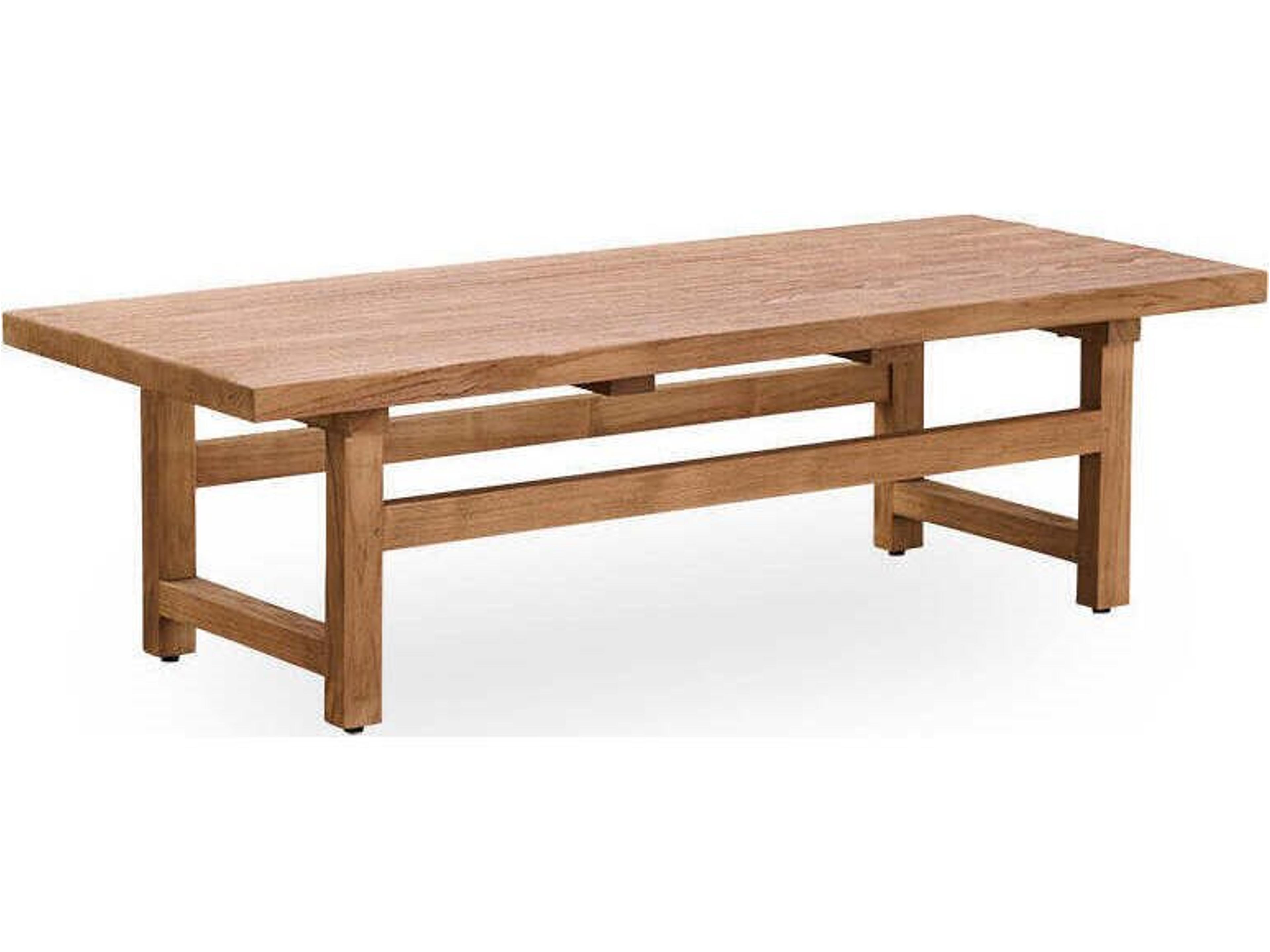 Sika Indoor Teak Rectangular Wood Coffee Table