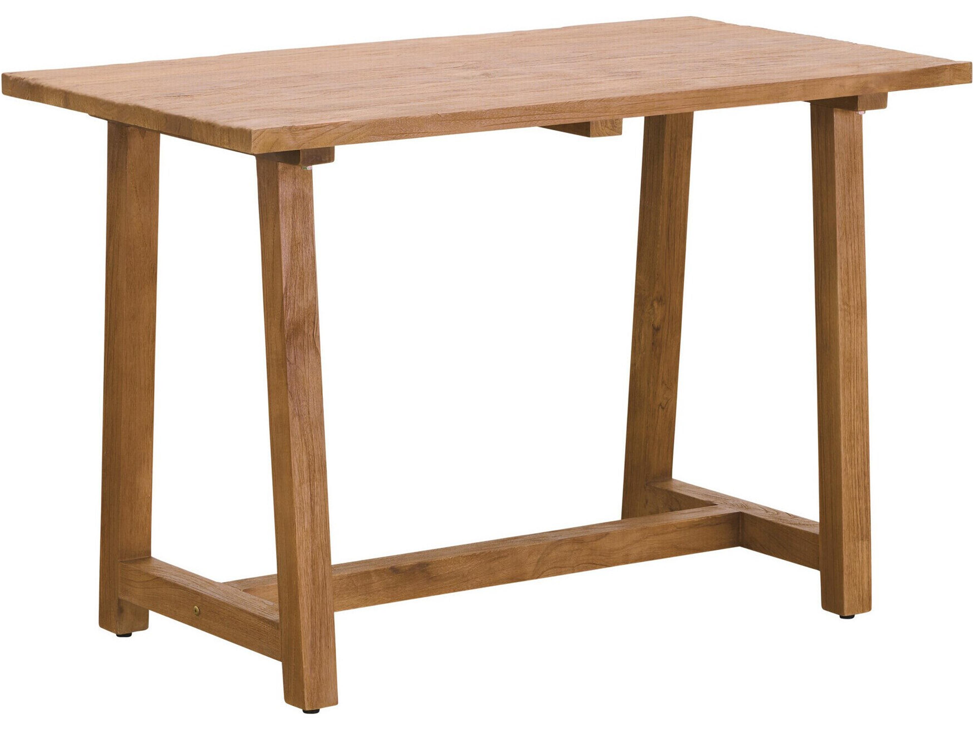 Lucas Teak Brown Wood Computer Desk