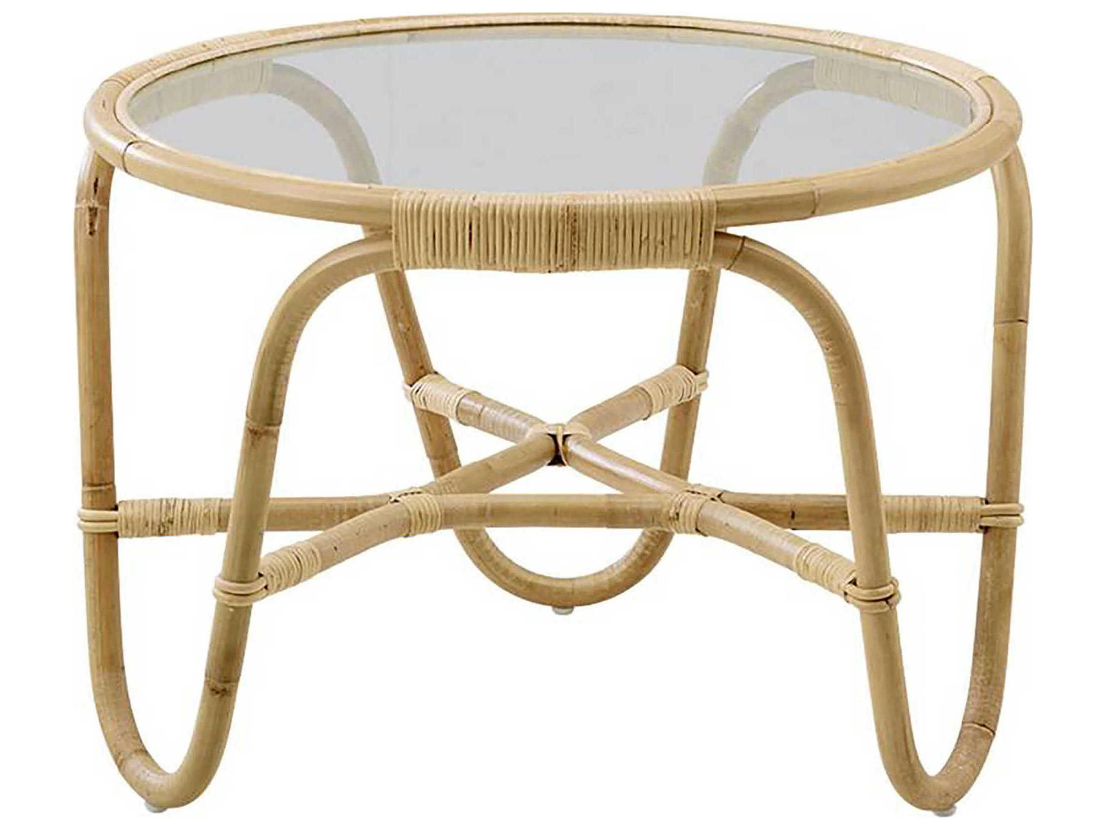 Icons Arne Jacobsen Charlottenborg Round Glass Coffee Table