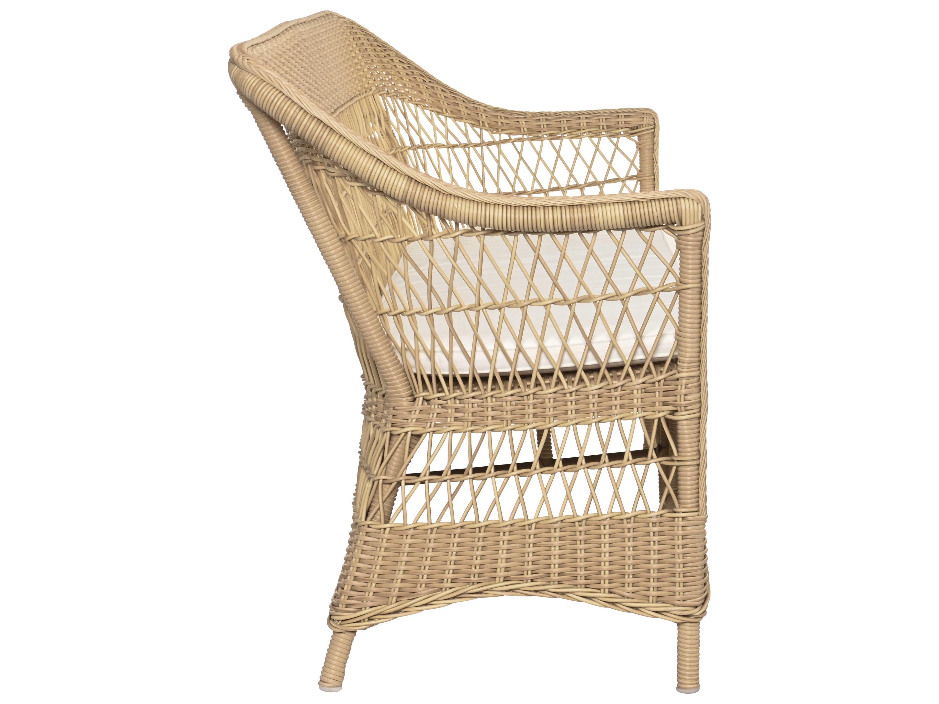 Sika Indoor Georgia Garden Charlot White Upholstered Loveseat