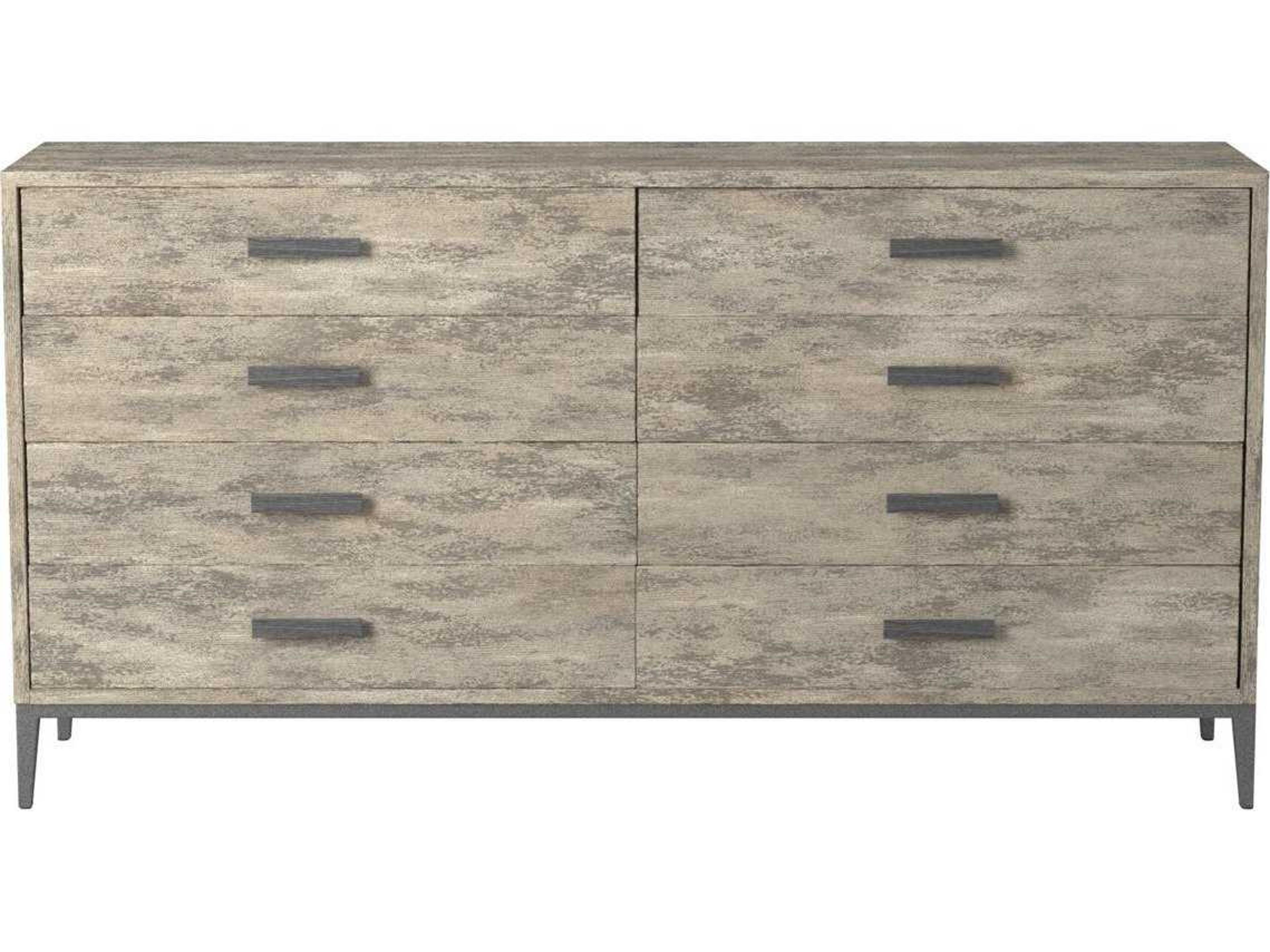 Cameron 8-Drawers Gray Double Dresser