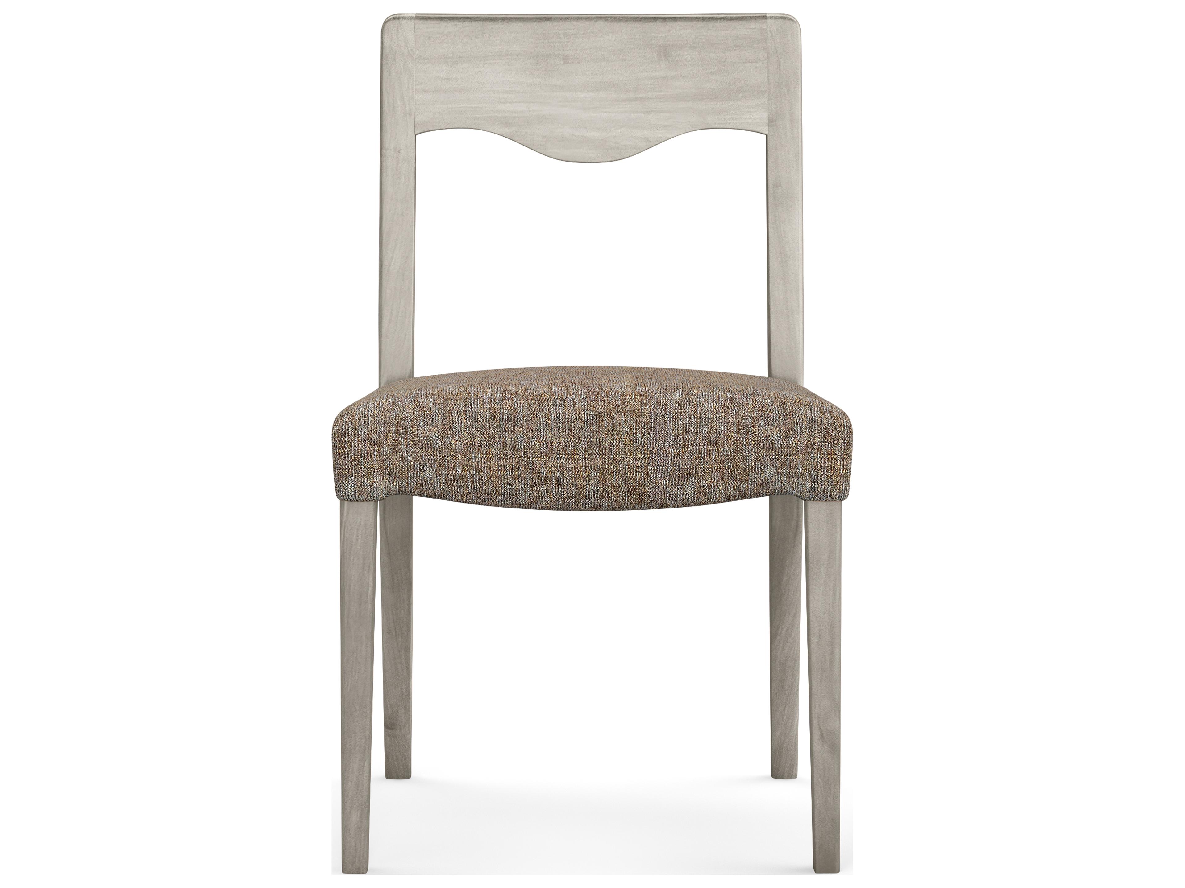 Saloom Rachel Beech Wood Brown Upholstered Armless Dining Chair