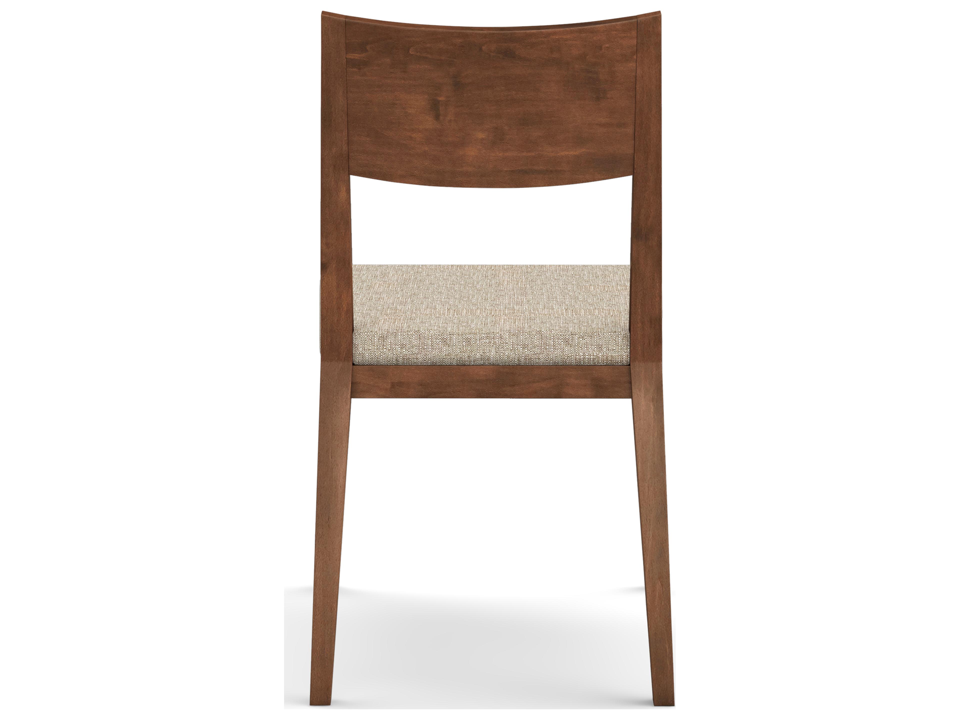 Saloom Parker Beech Wood Beige Upholstered Armless Dining Chair