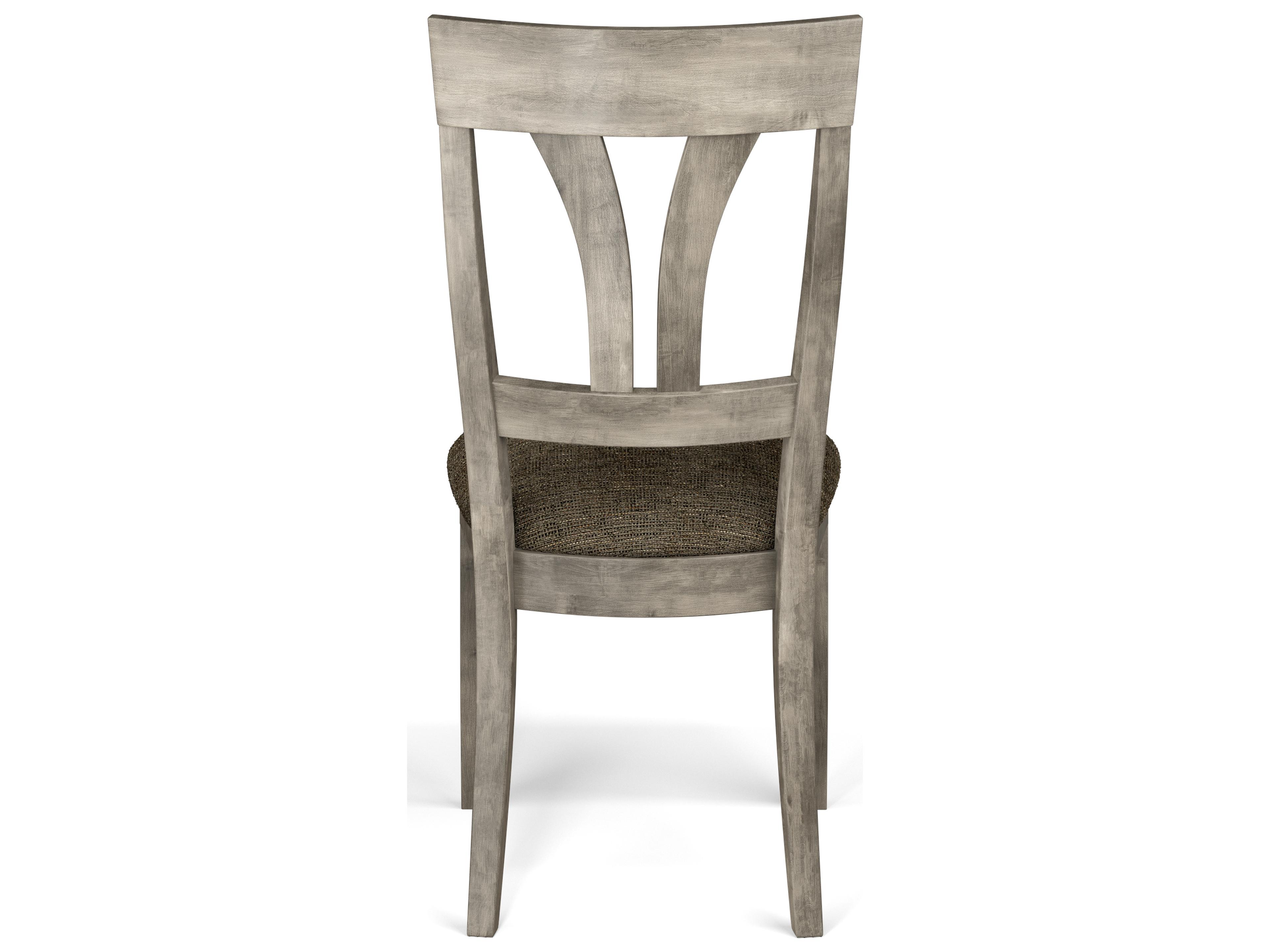 Saloom Kelly Beech Wood Brown Upholstered Armless Dining Chair