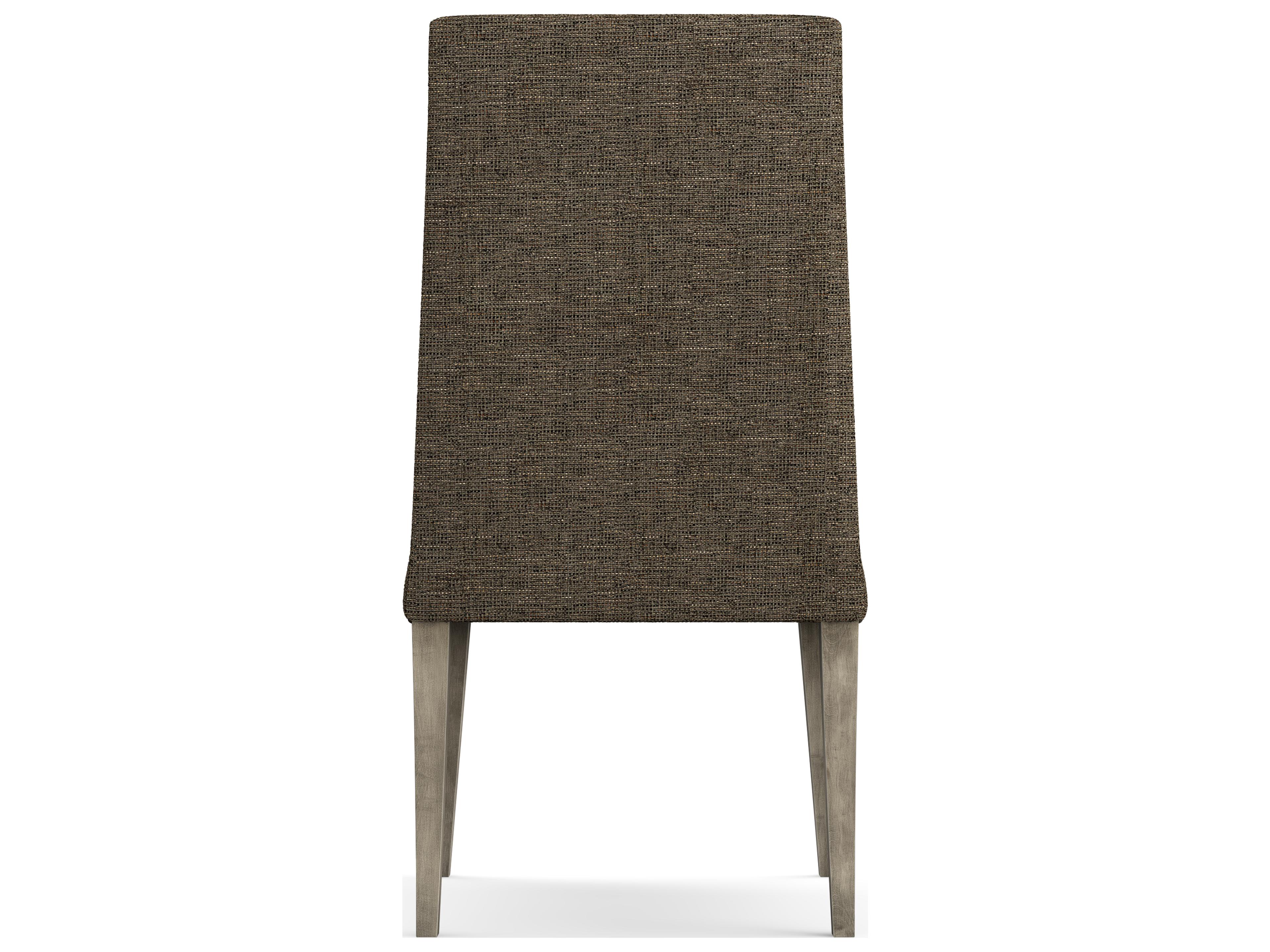 Saloom Camila Beech Wood Brown Upholstered Armless Dining Chair