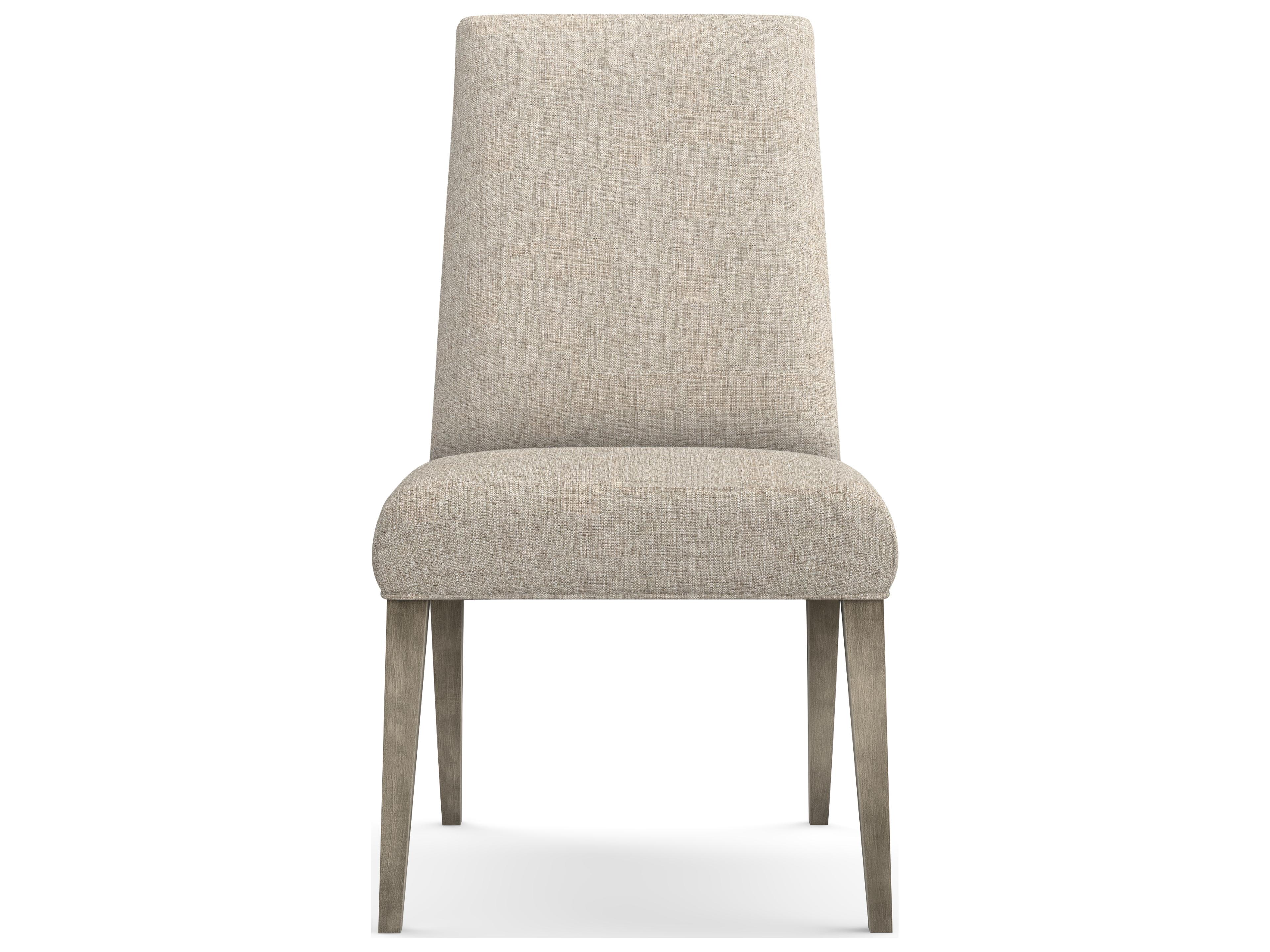 Saloom Camila Beech Wood Beige Upholstered Armless Dining Chair
