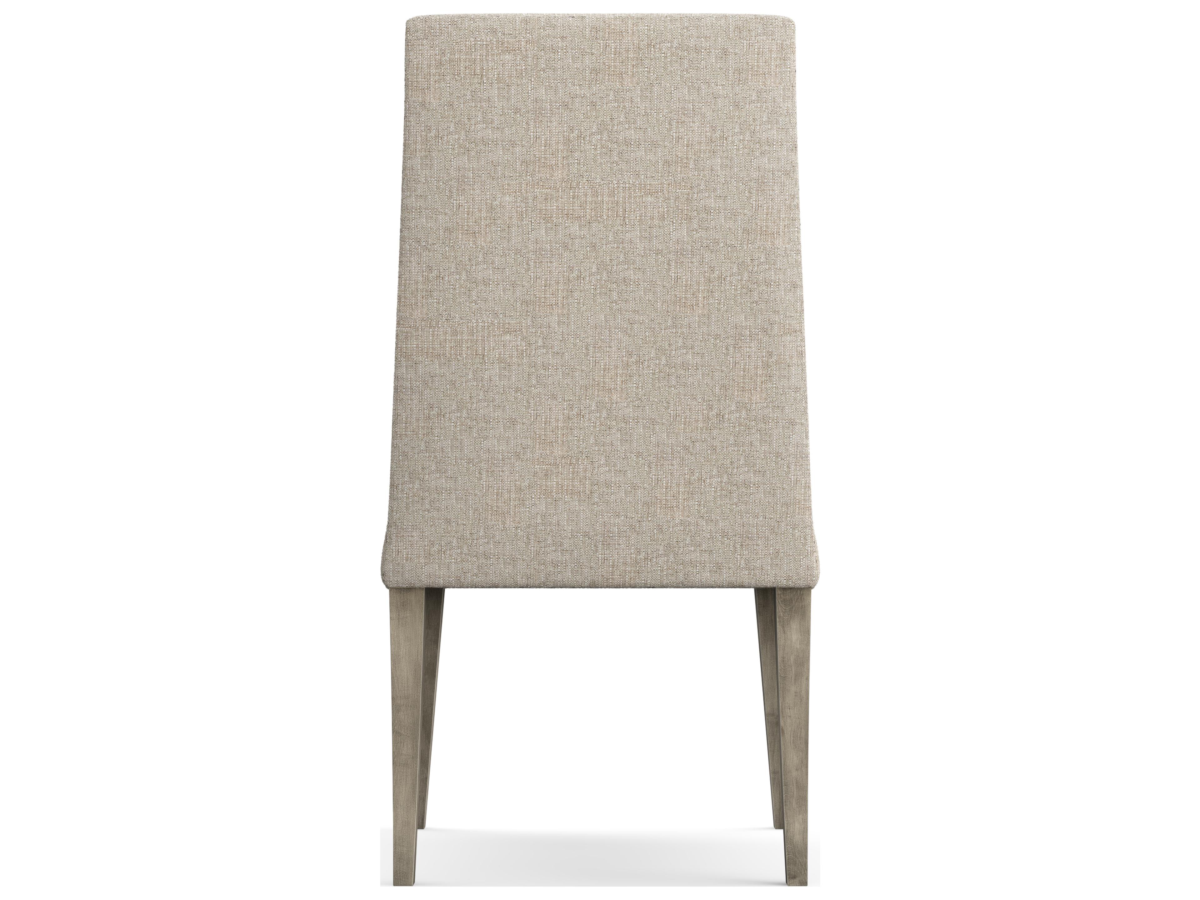 Saloom Camila Beech Wood Beige Upholstered Armless Dining Chair