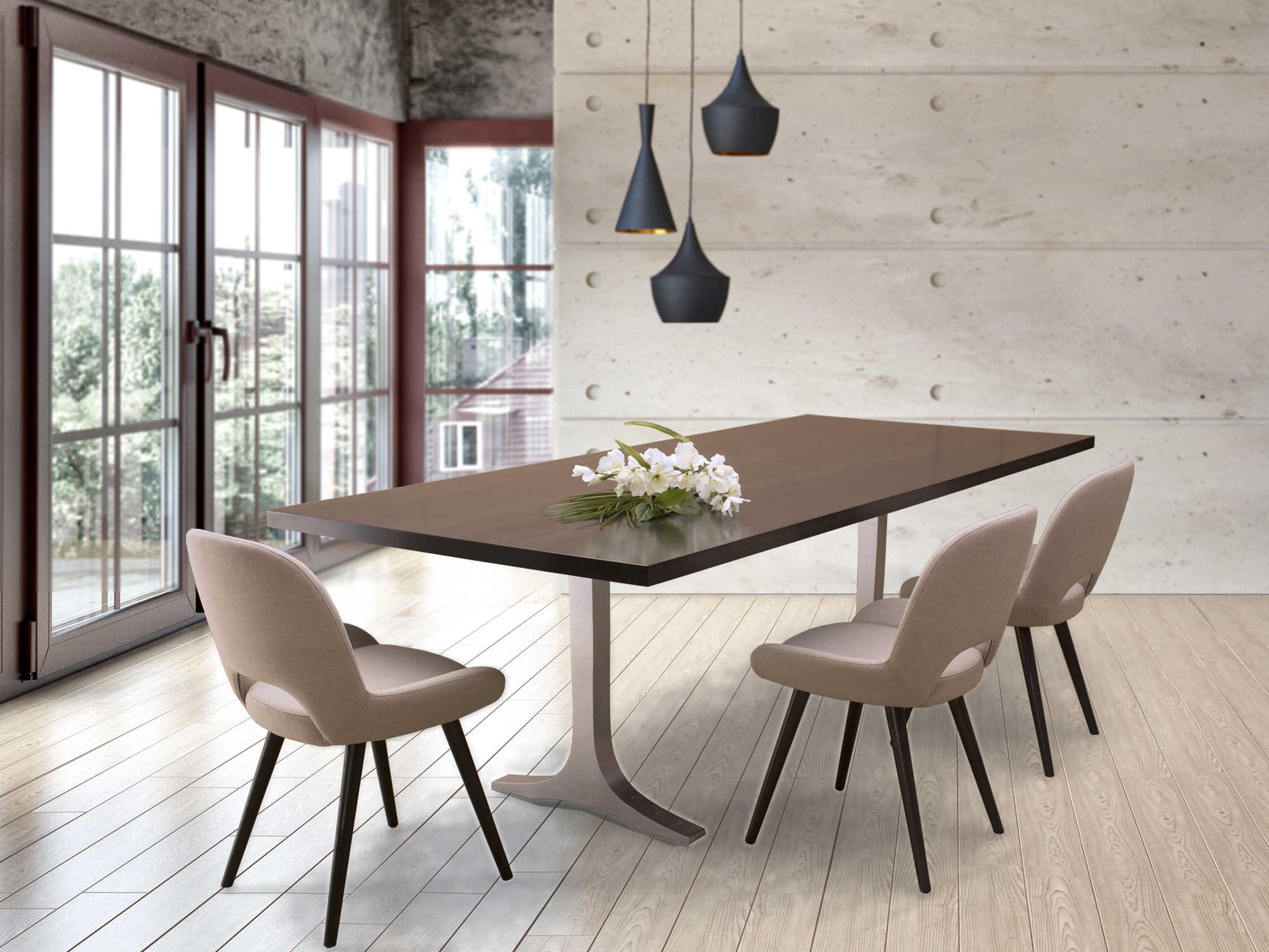 Saloom Oracle Extendable Rectangular Wood Dining Table