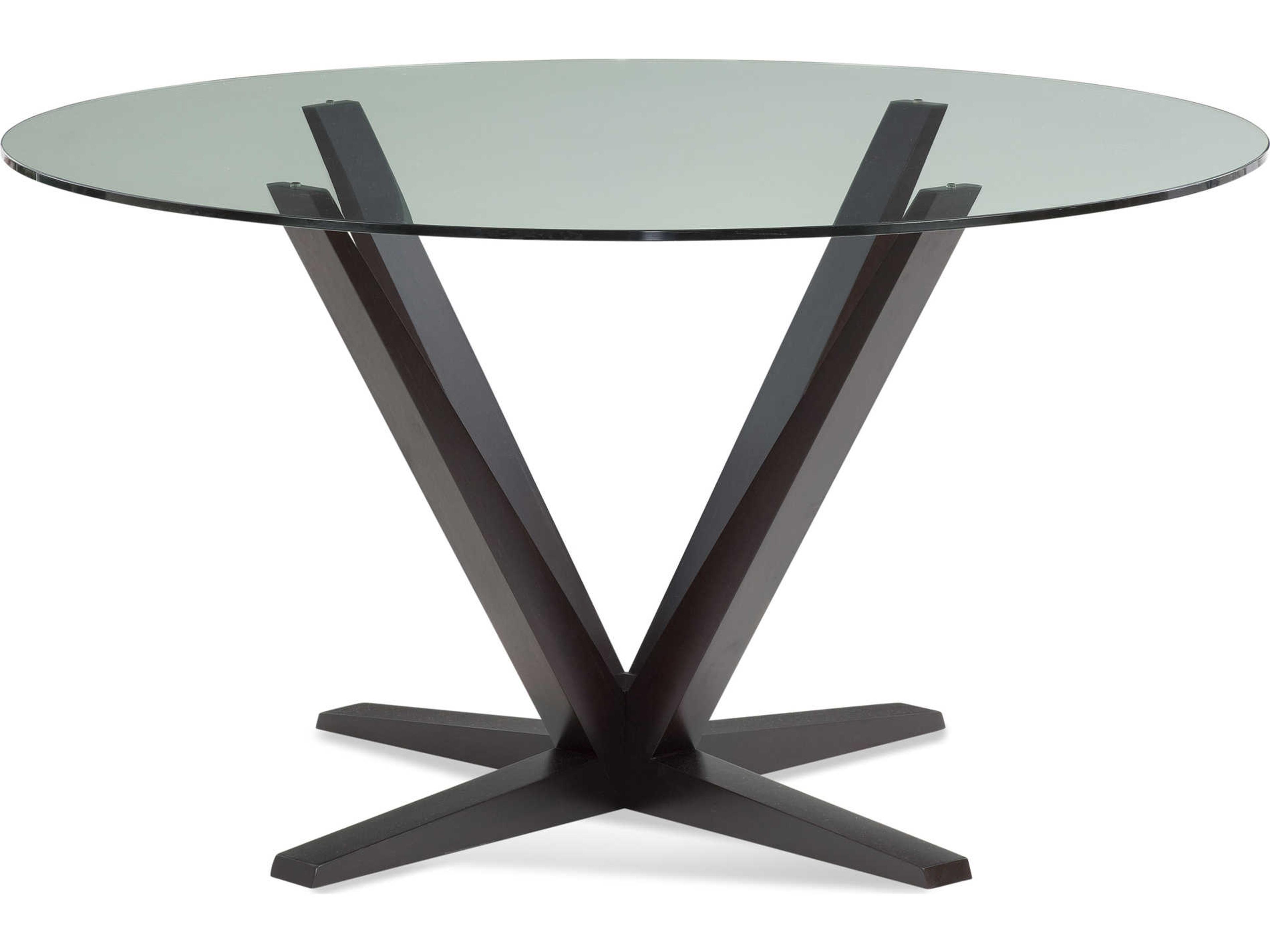 Saloom Skyline Aura Glass Dining Table