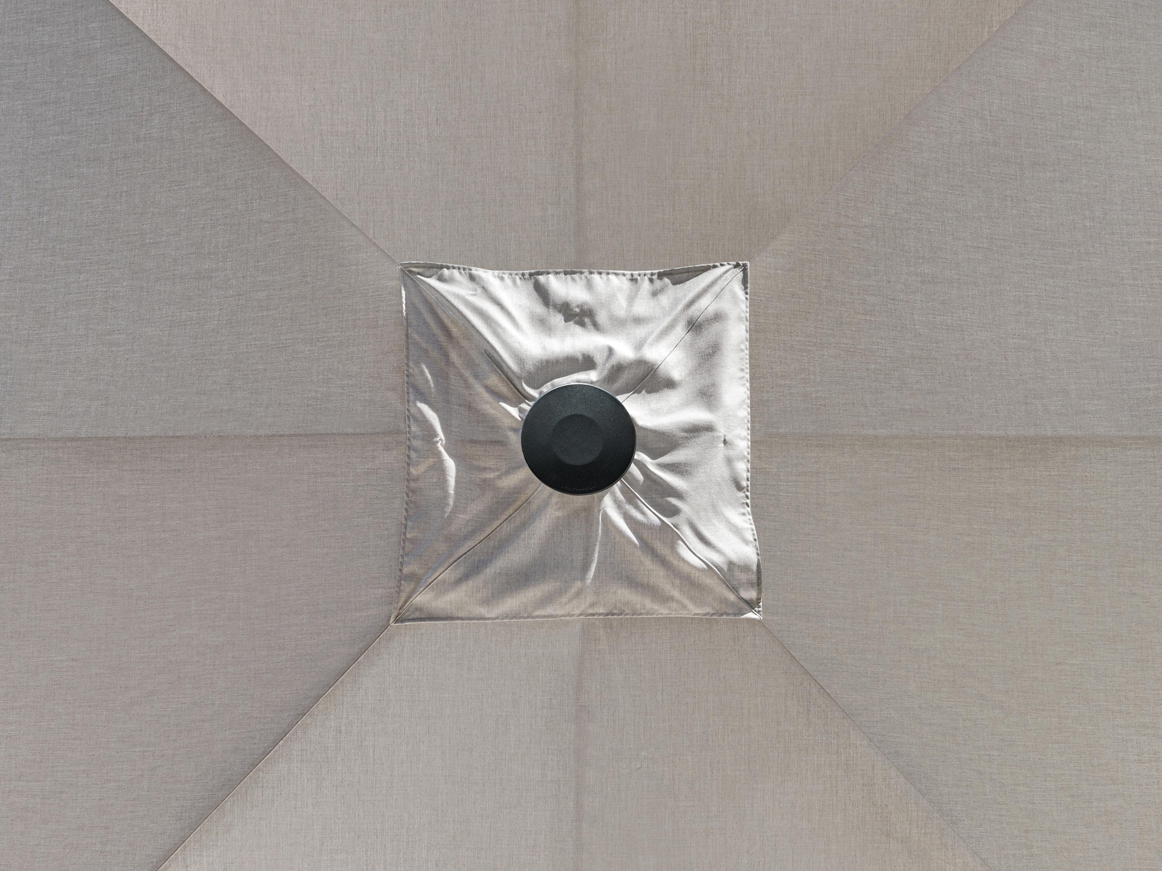 Shademaker Atlas 11.5 Foot Square Crank Lift Outdoor Umbrella