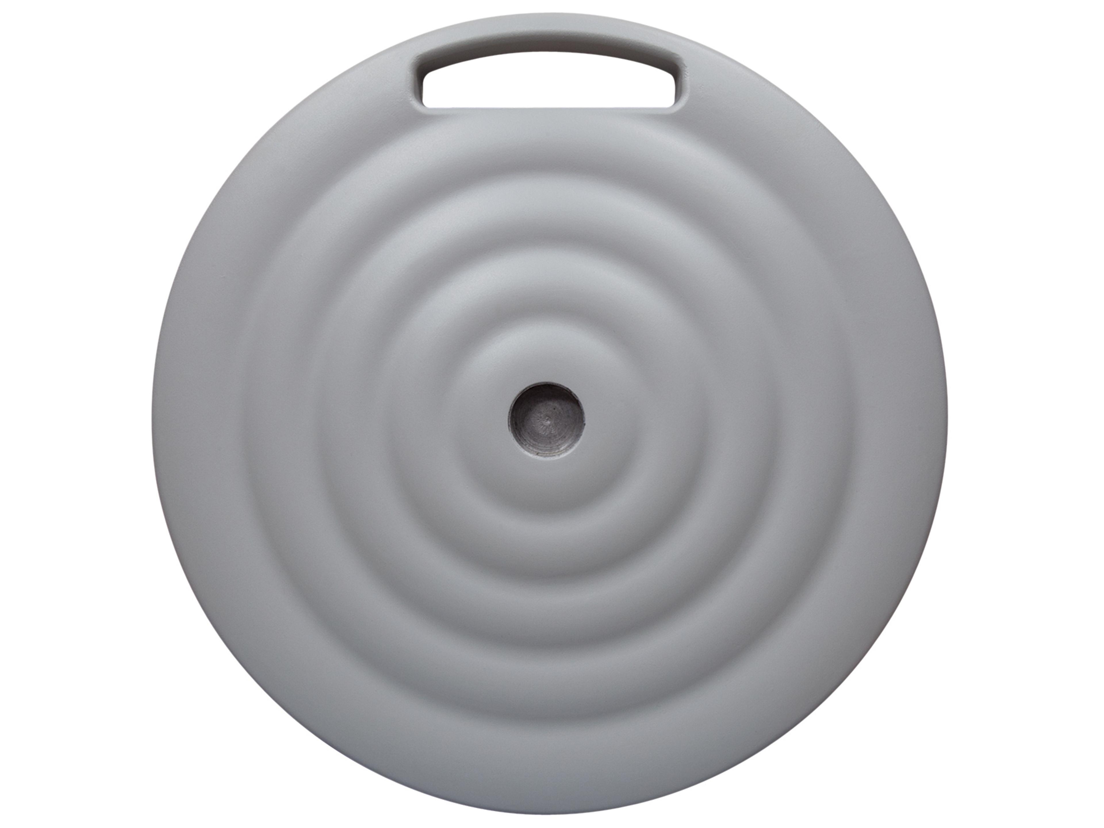 Shademaker Monaco Cast Aluminum Round Umbrella 100lbs Base with Wheels & Handle