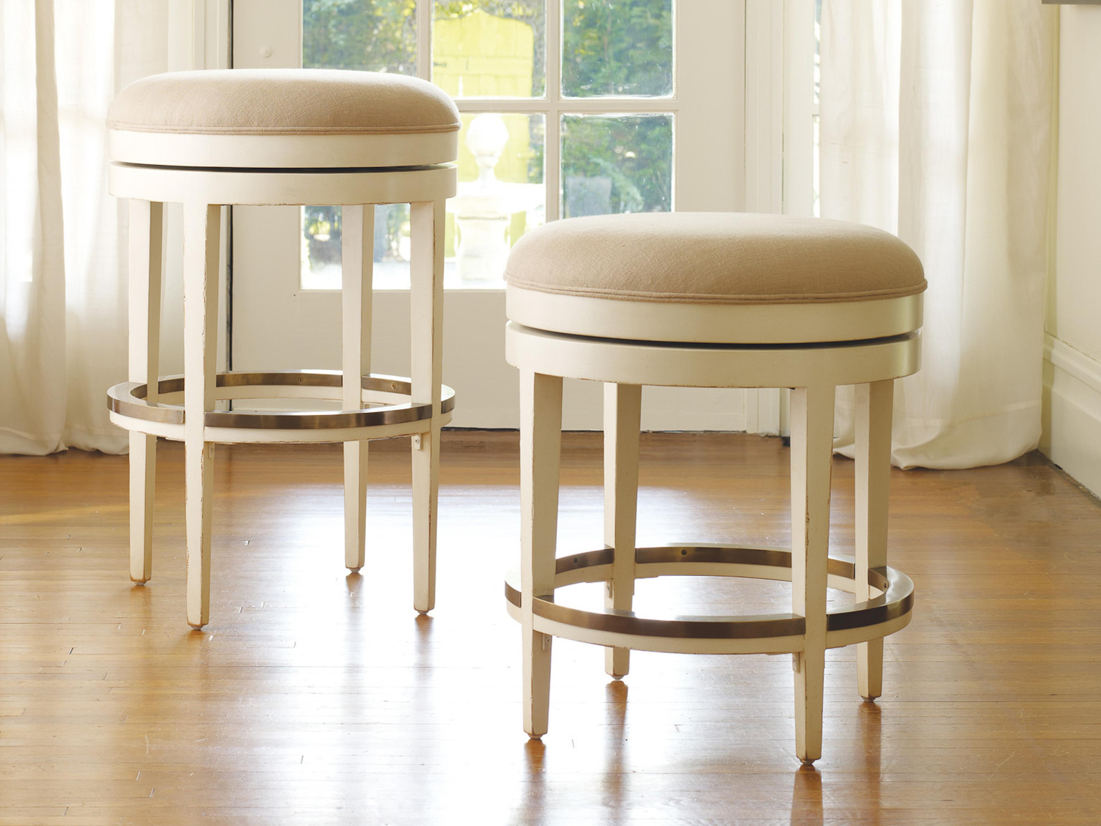 Carmel Upholstered Swivel Bar Stool