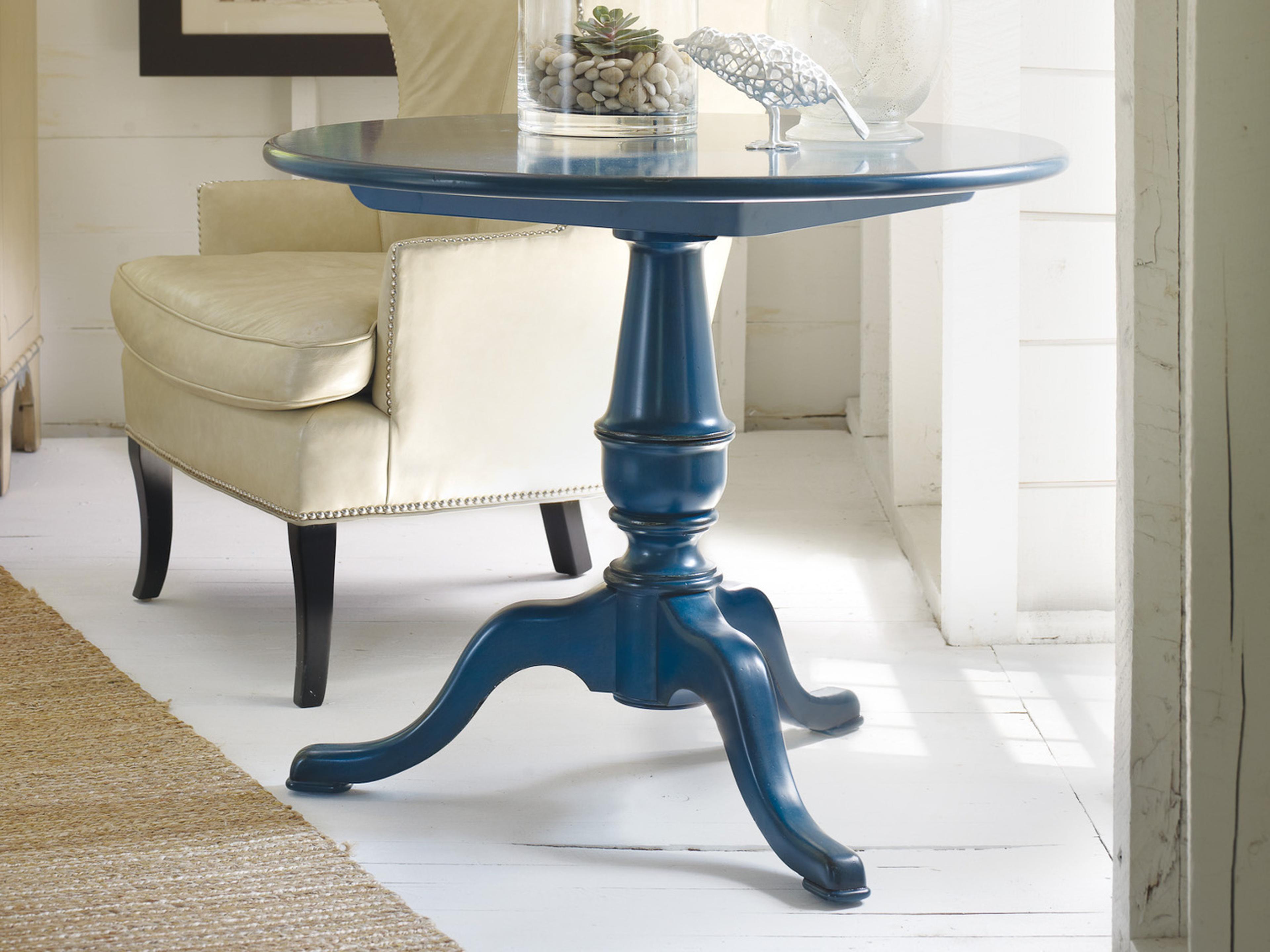 Cape Round Wood End Table