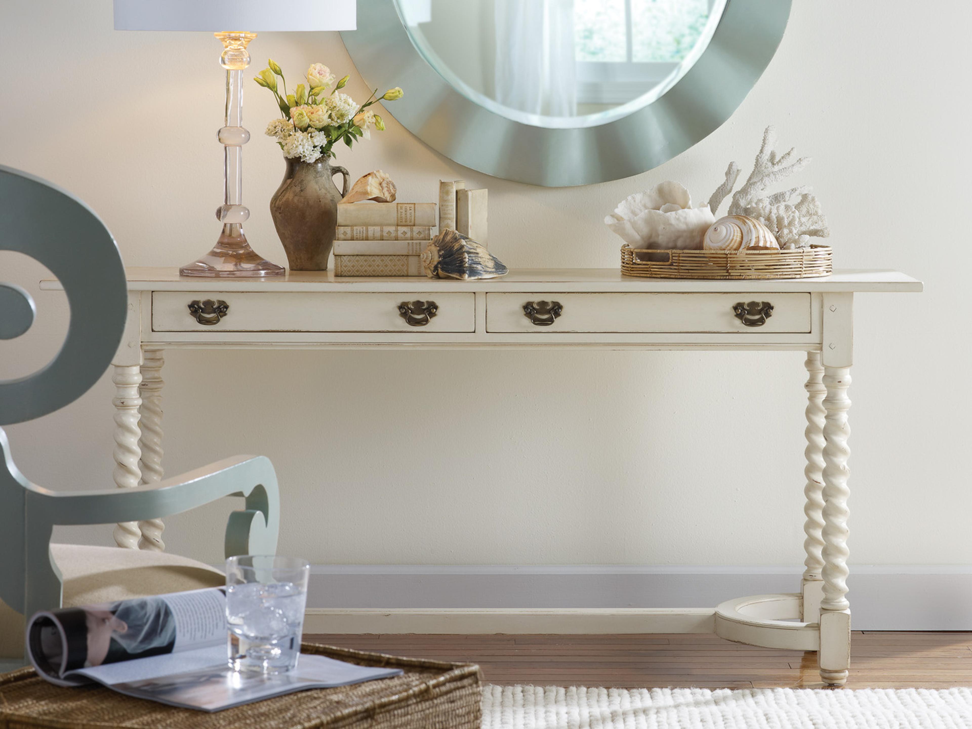 Oak Harbour Rectangular Wood Console Table