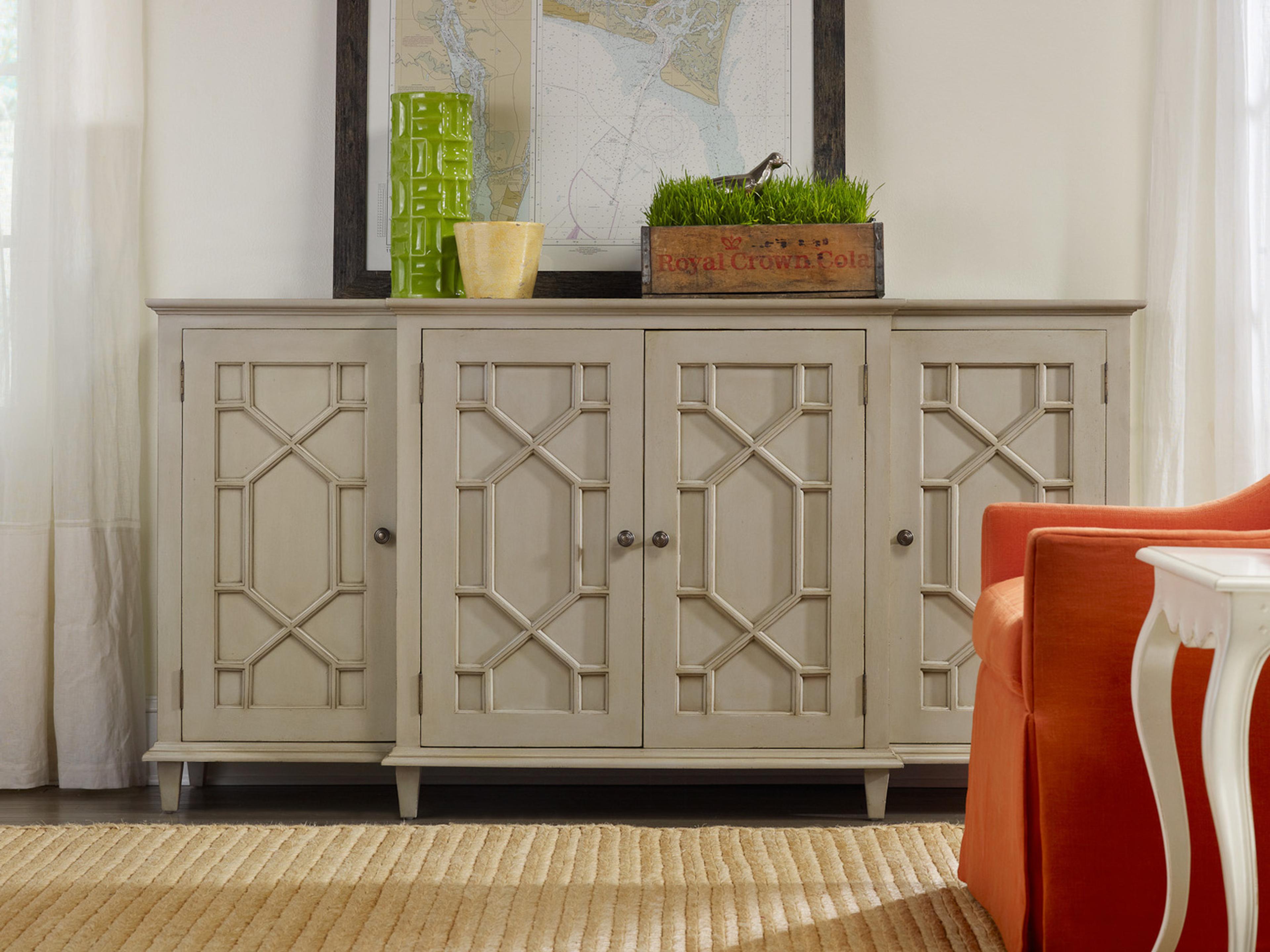Portland 76" Mahogany Wood Sideboard