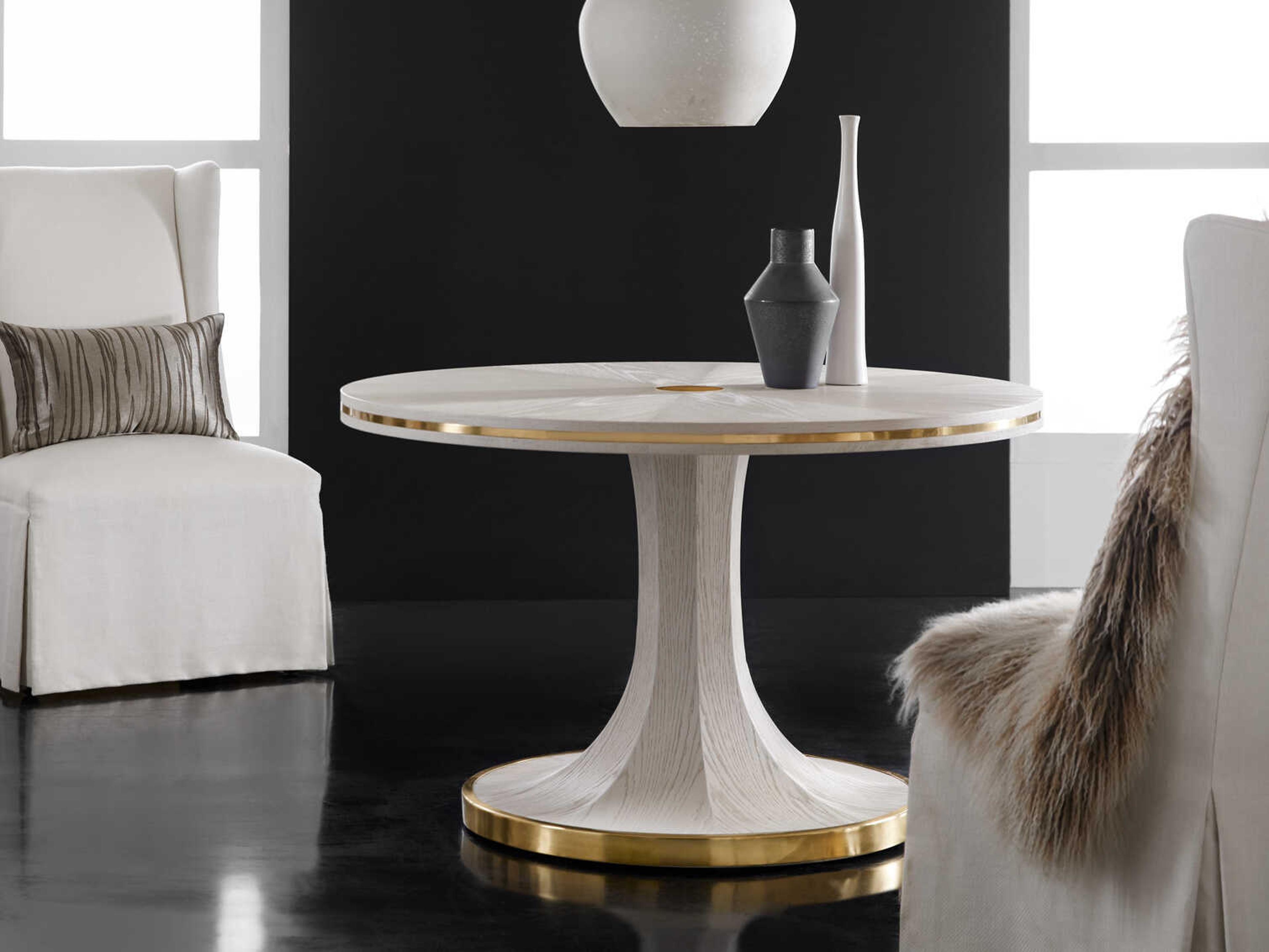 Somerset Bay Windward Round Wood Dining Table