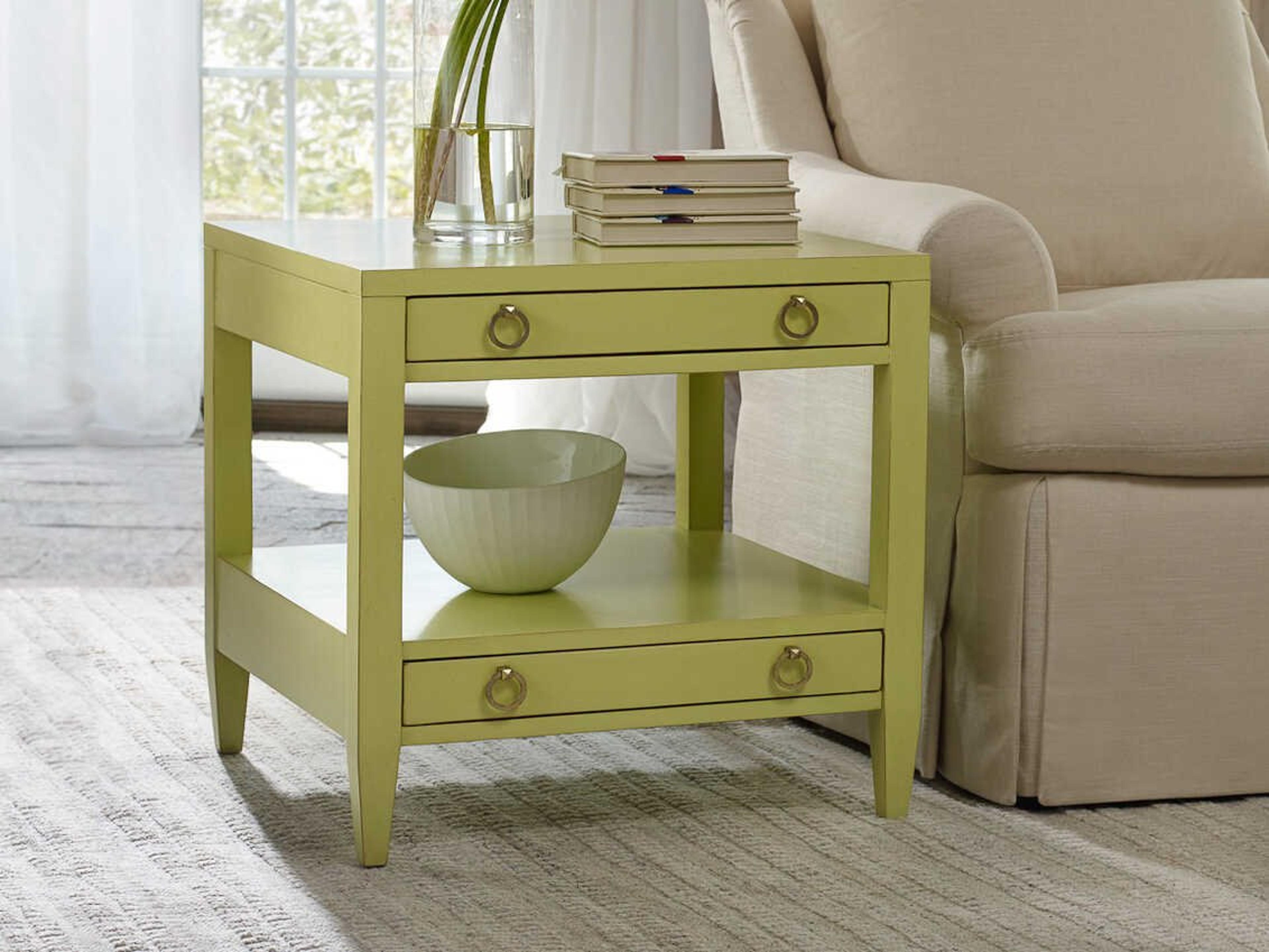 Transitions Square Wood End Table