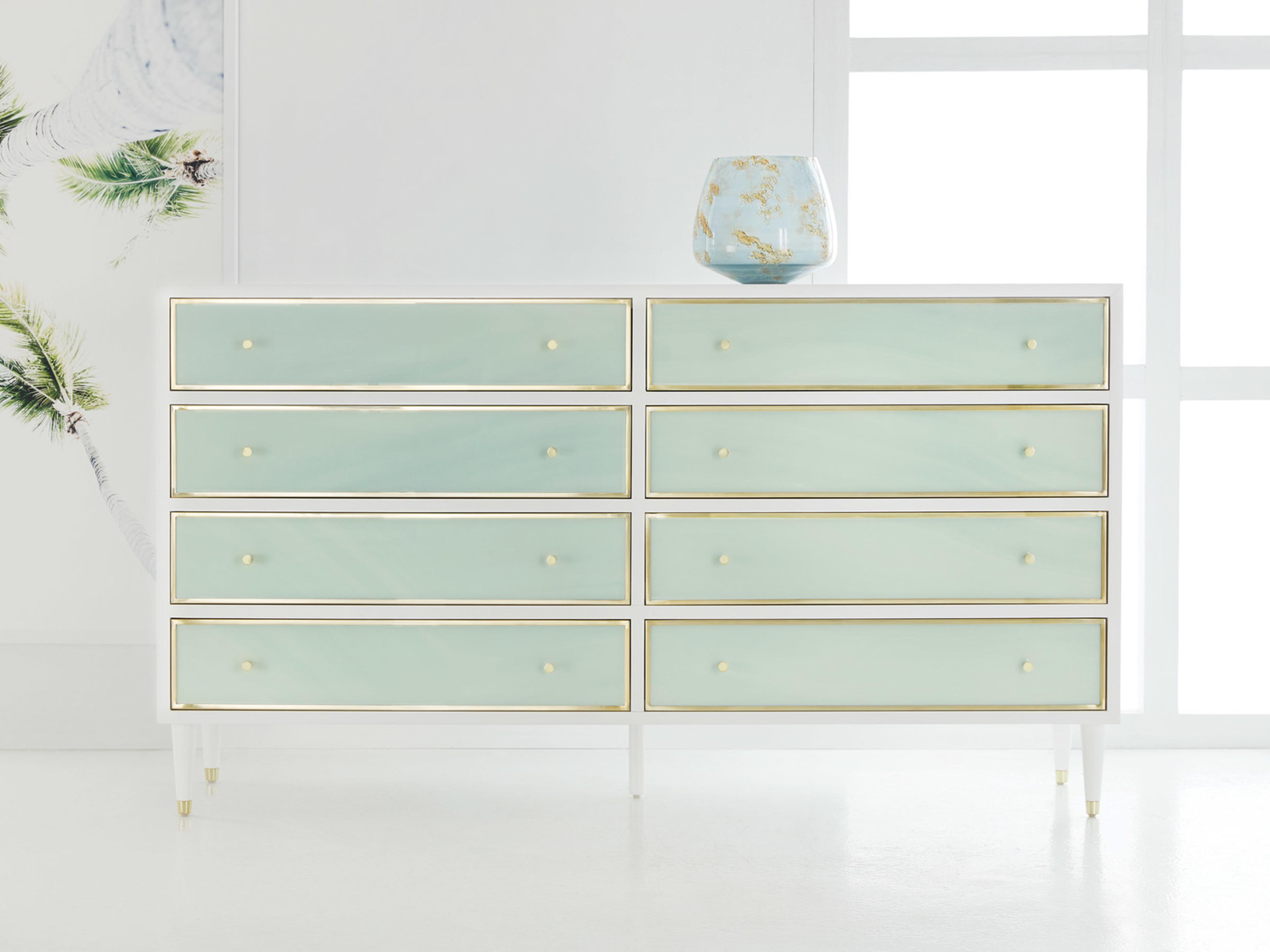 Seaglass Green Double Dresser