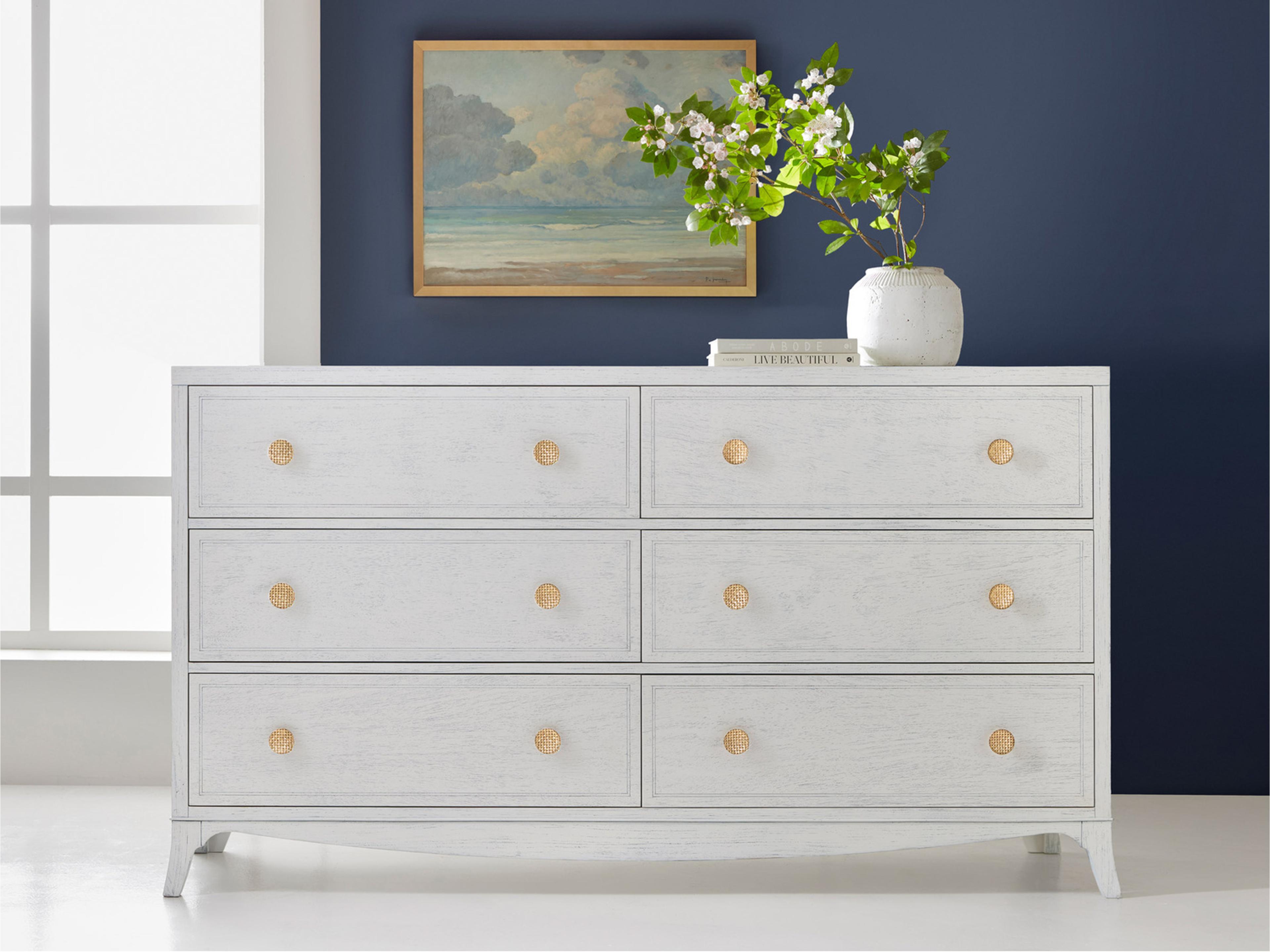Somerset Bay Hampton 6-Drawers White Double Dresser