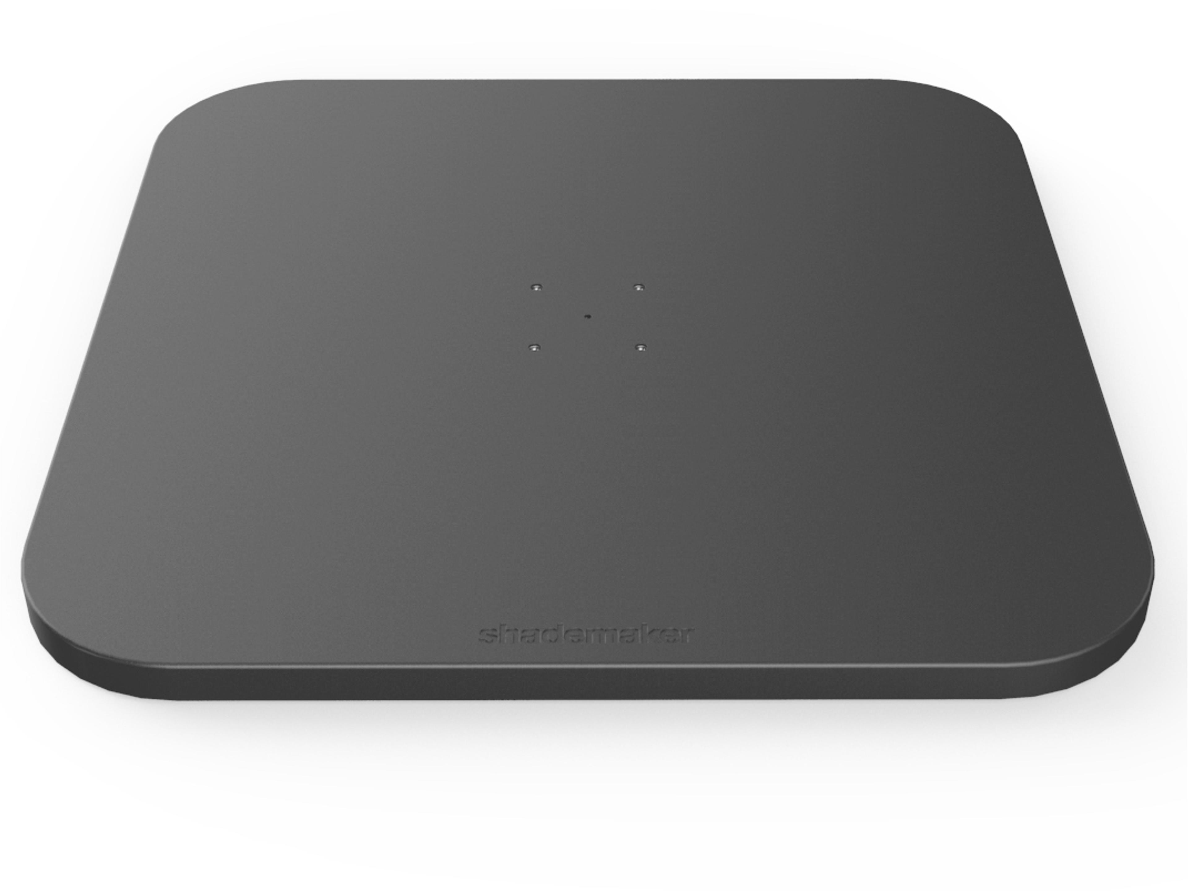 Shademaker Infinity Galvanized Steel/Aluminum 715lbs Base with Lid