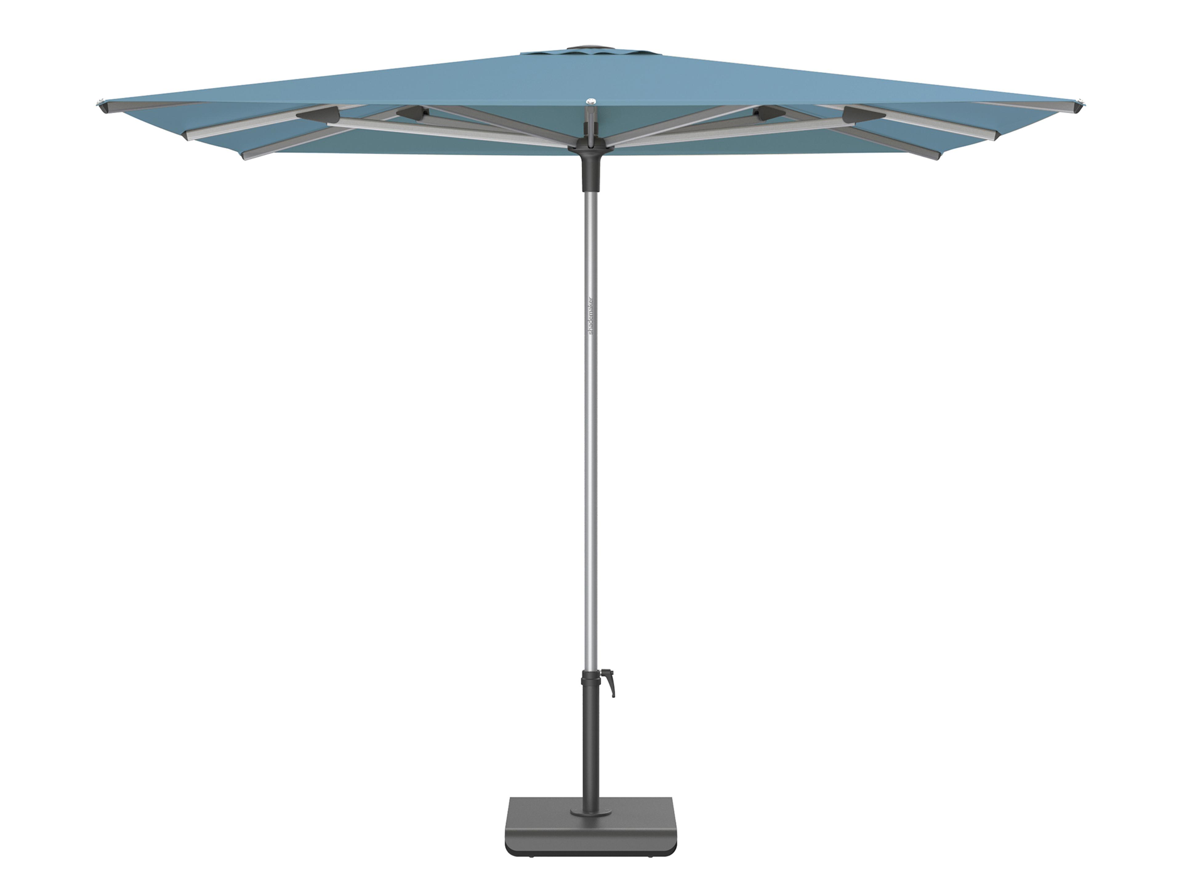Shademaker Libra Aluminum 6.5 Foot Square Patio Umbrella