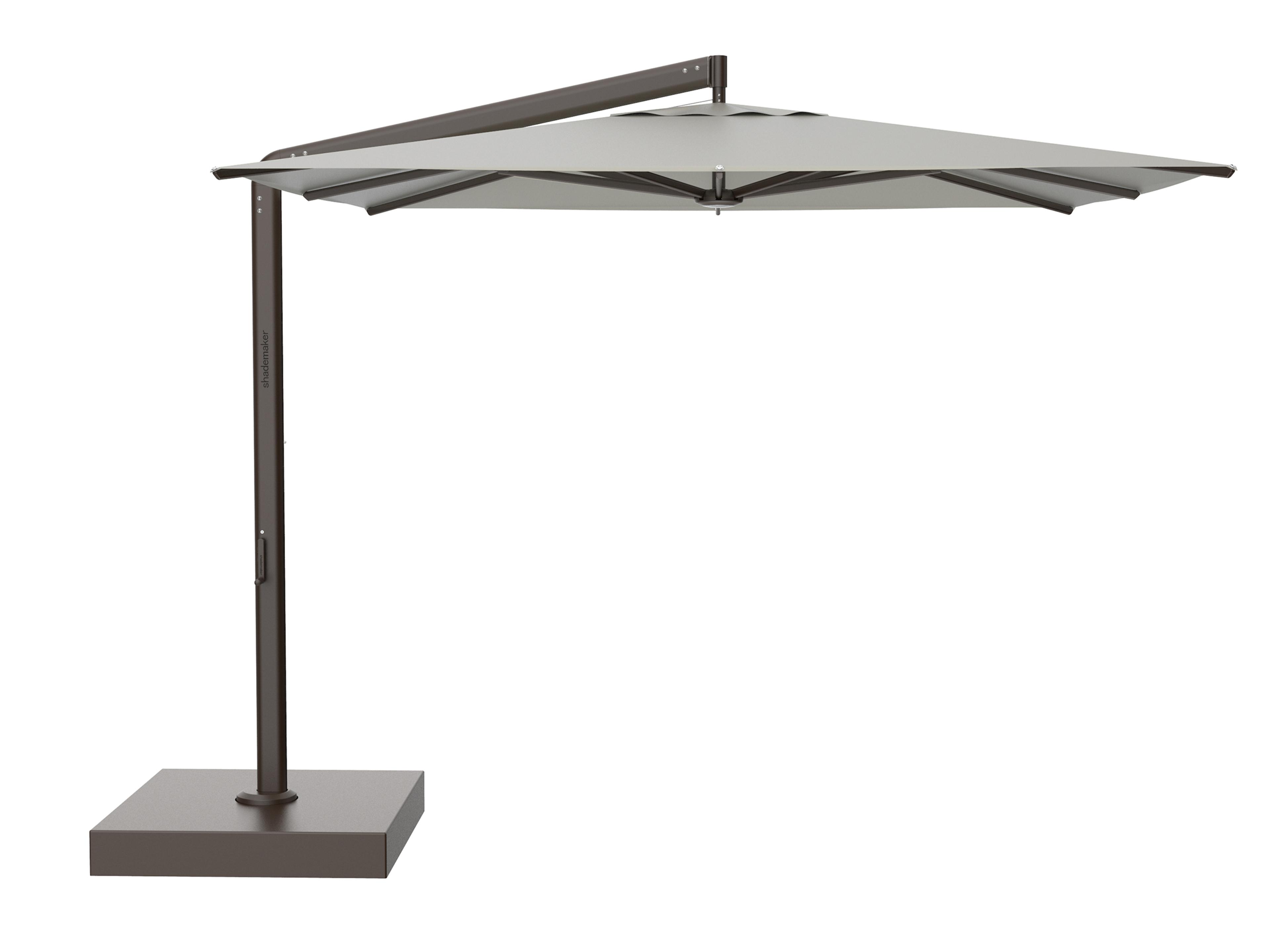 Orion Aluminum 10 Foot Square Crank Lift Patio Umbrella