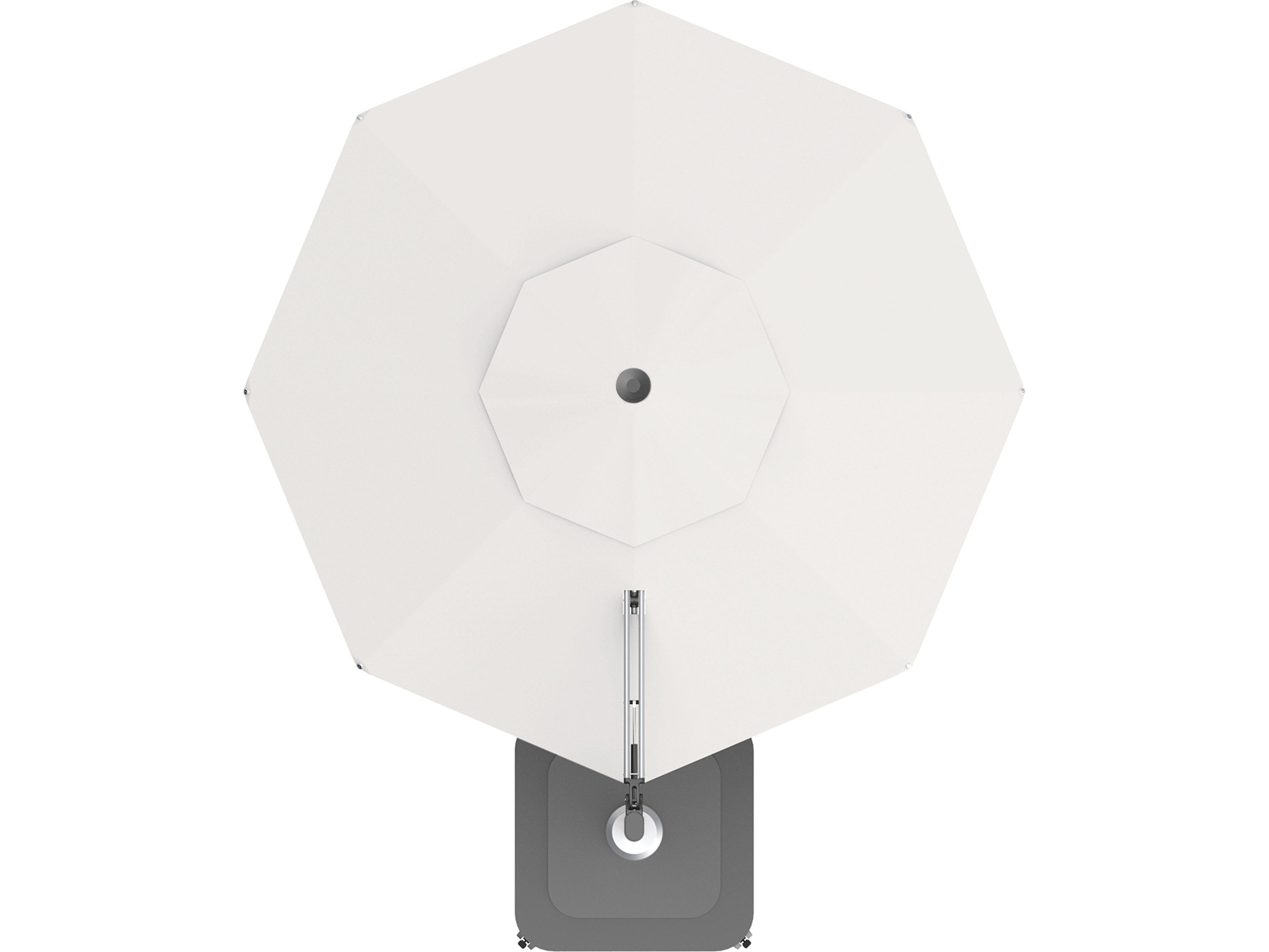 Shademaker Taurus Aluminum 10" Foot Octagon Crank Lift Umbrella