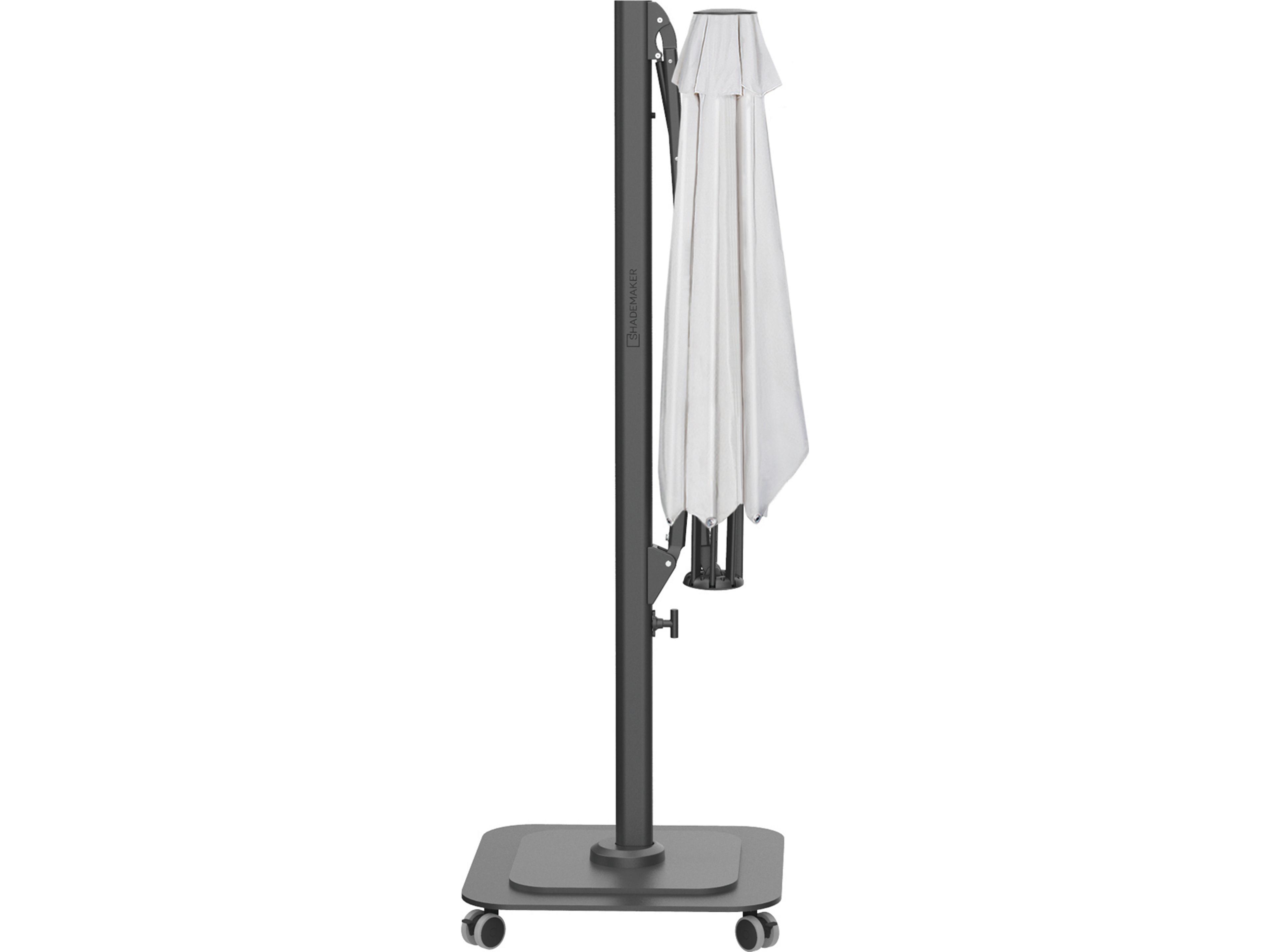 Shademaker Taurus Aluminum 10" Foot Octagon Crank Lift Umbrella