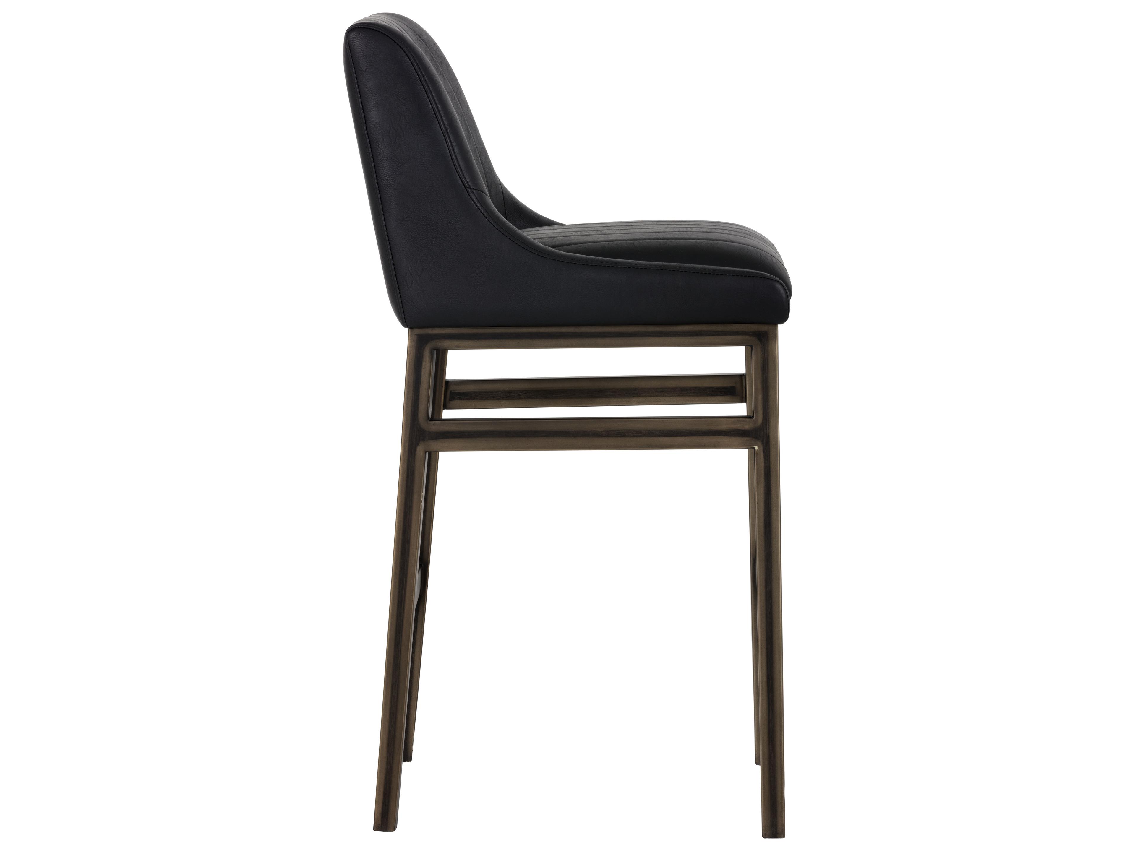 Sunpan Irongate Halden Vintage Black Rustic Bronze Bar Stool