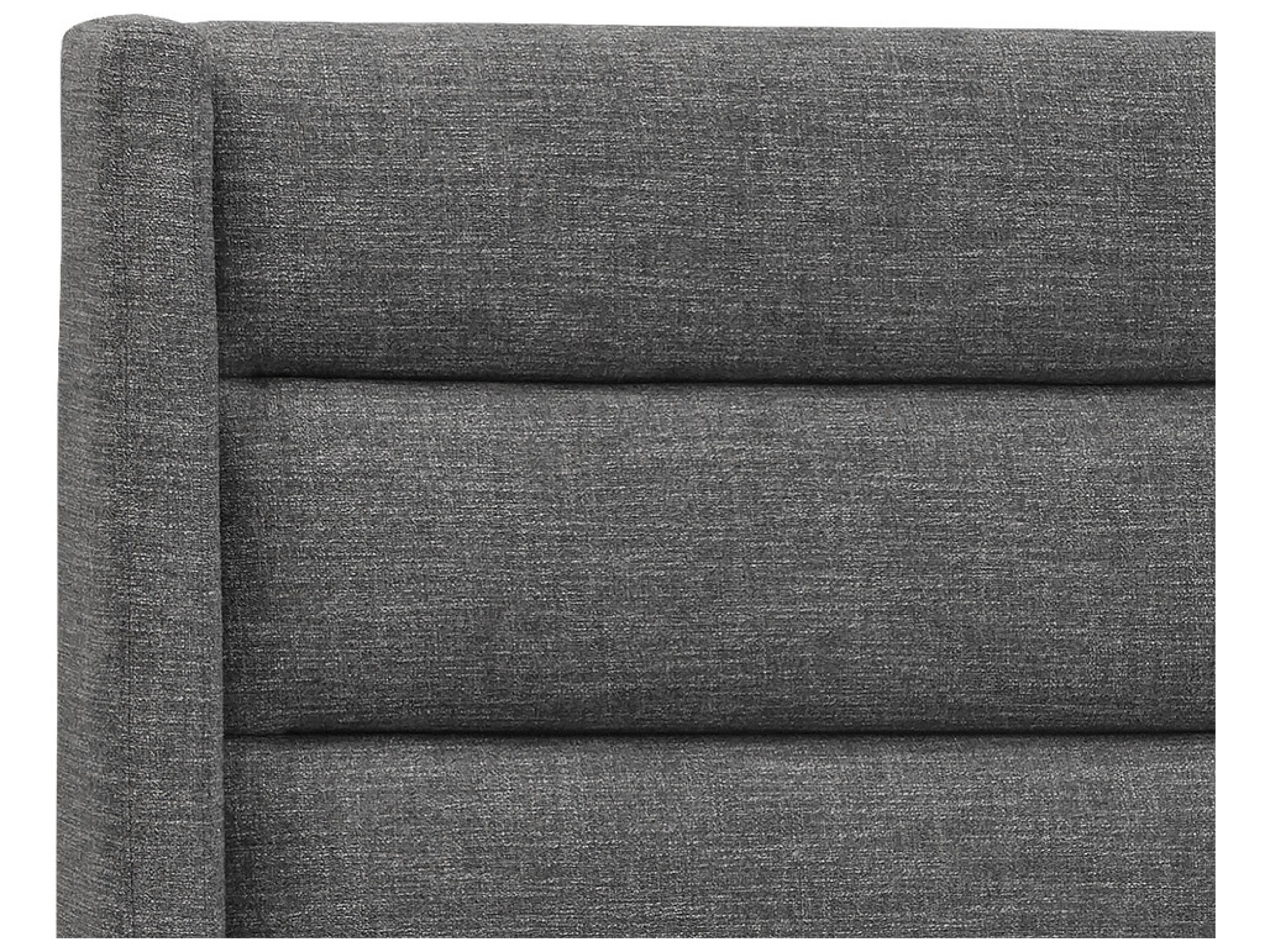 Sunpan 5west Emmit Quarry Grey Black Beech Wood Upholstered King Platform Bed