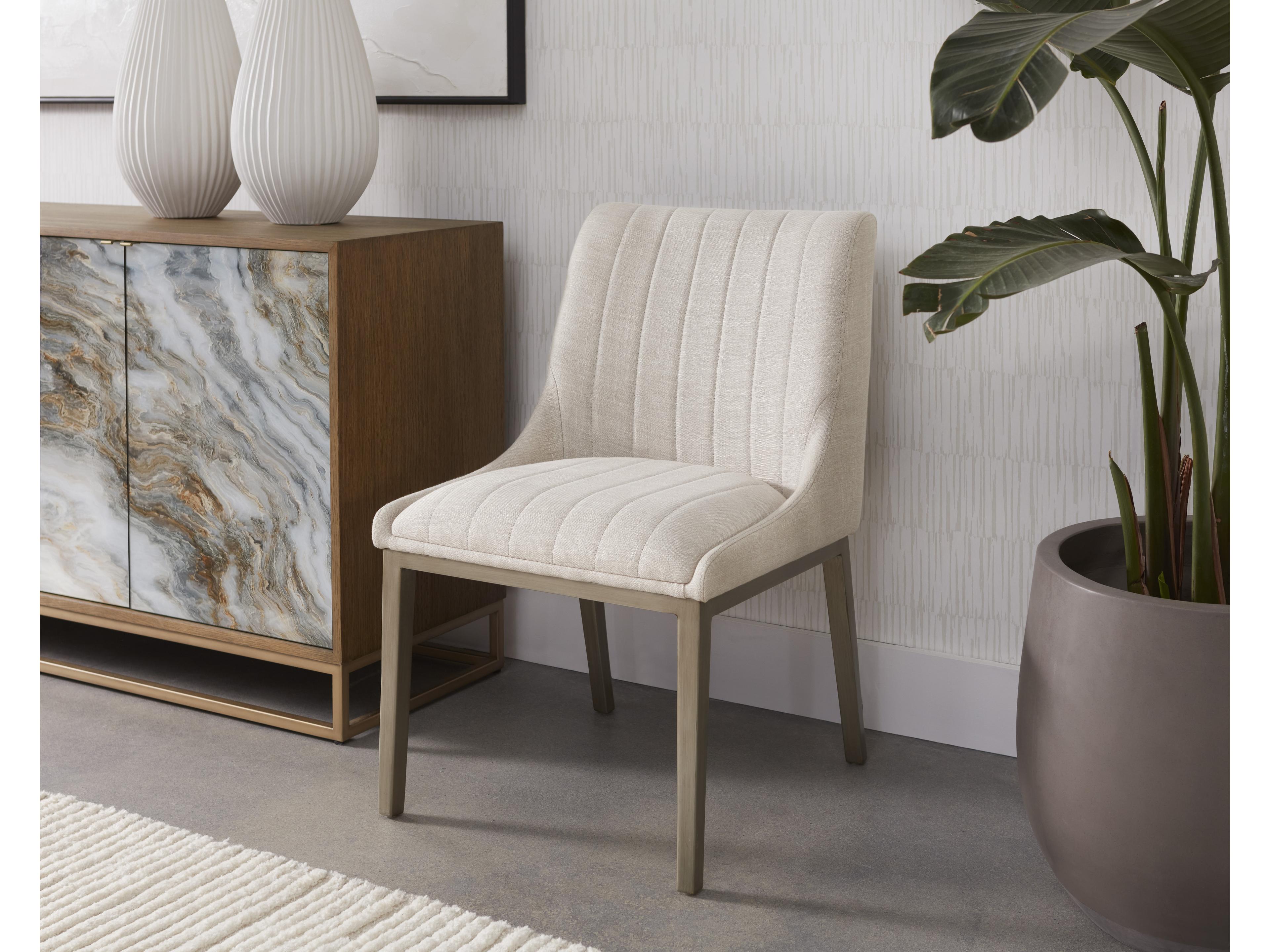 Sunpan Irongate Halden Dining Chair Beige Linen