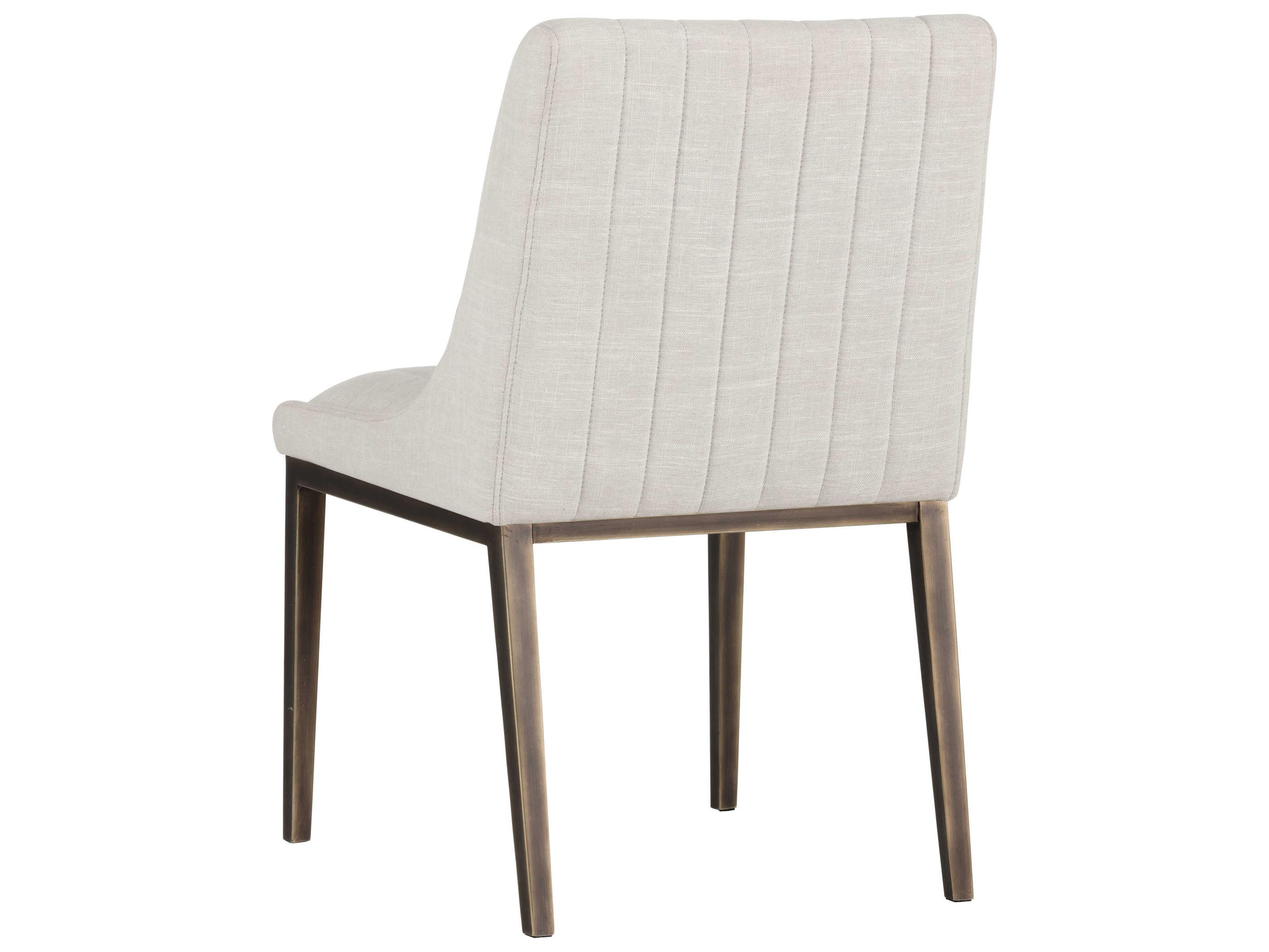 Sunpan Irongate Halden Dining Chair Beige Linen