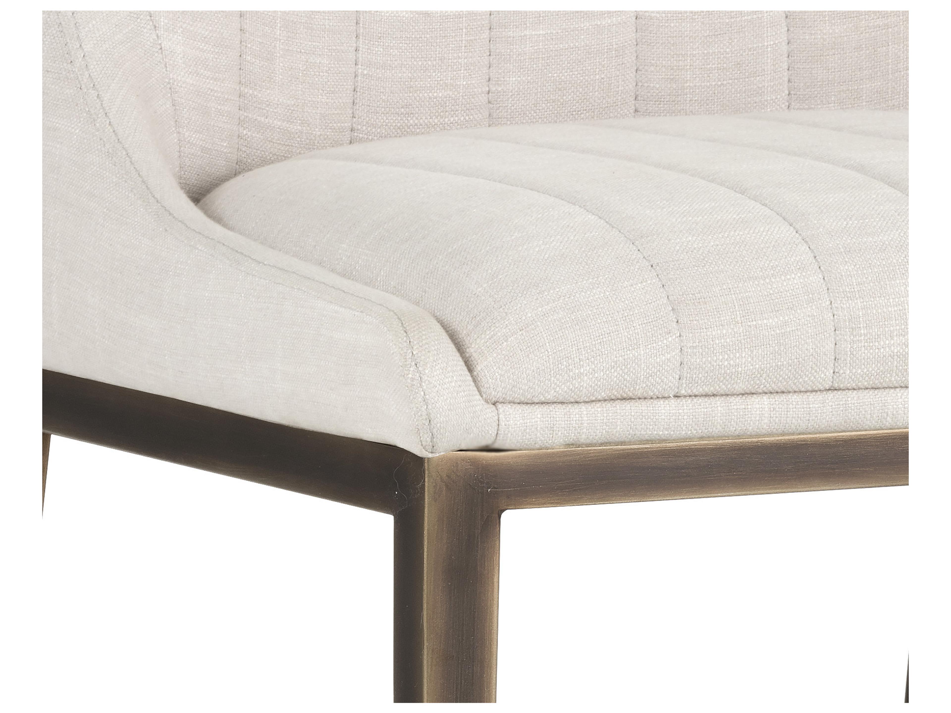 Sunpan Irongate Halden Dining Chair Beige Linen