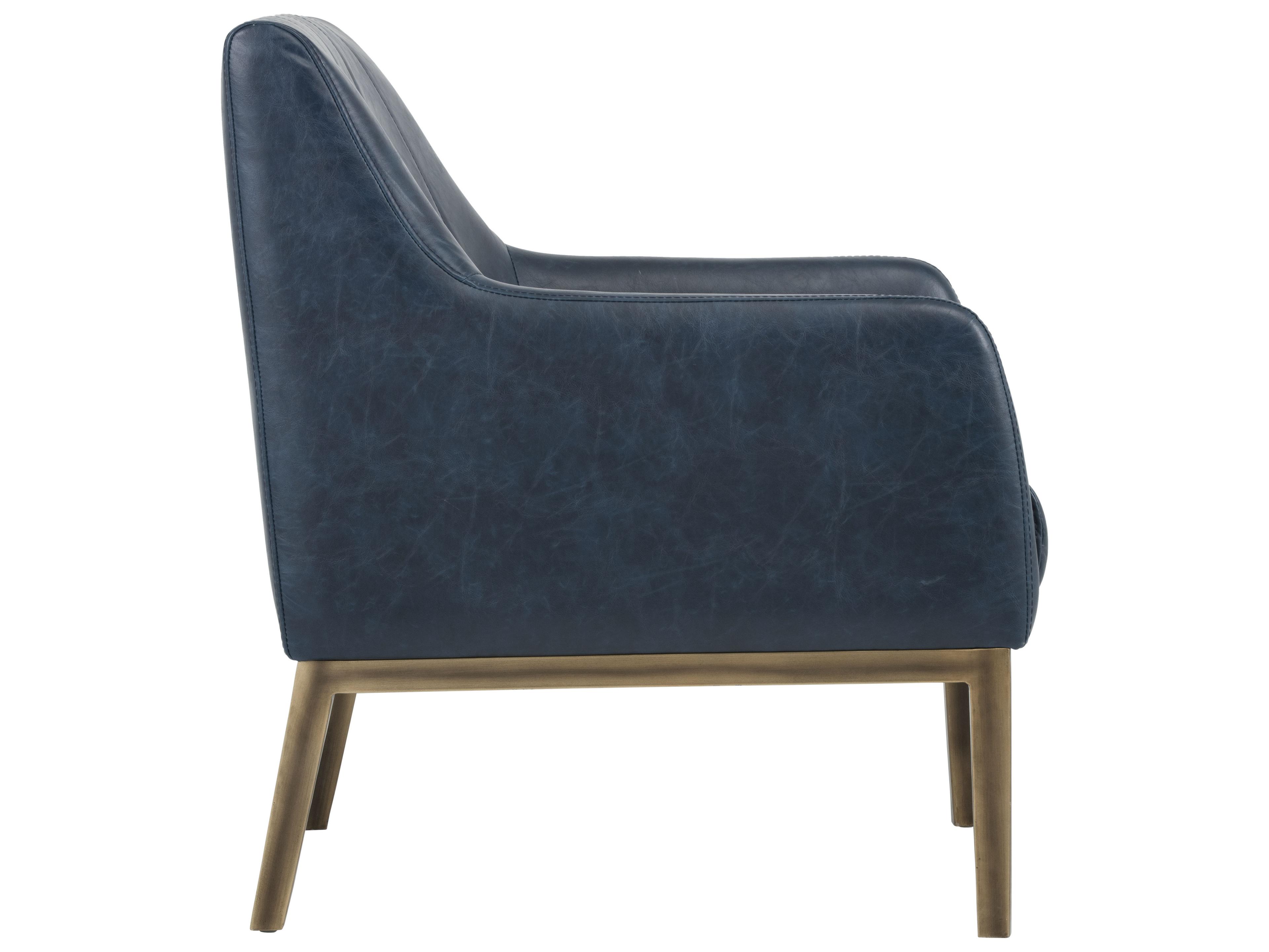 Sunpan Irongate Wolfe Blue Accent Chair