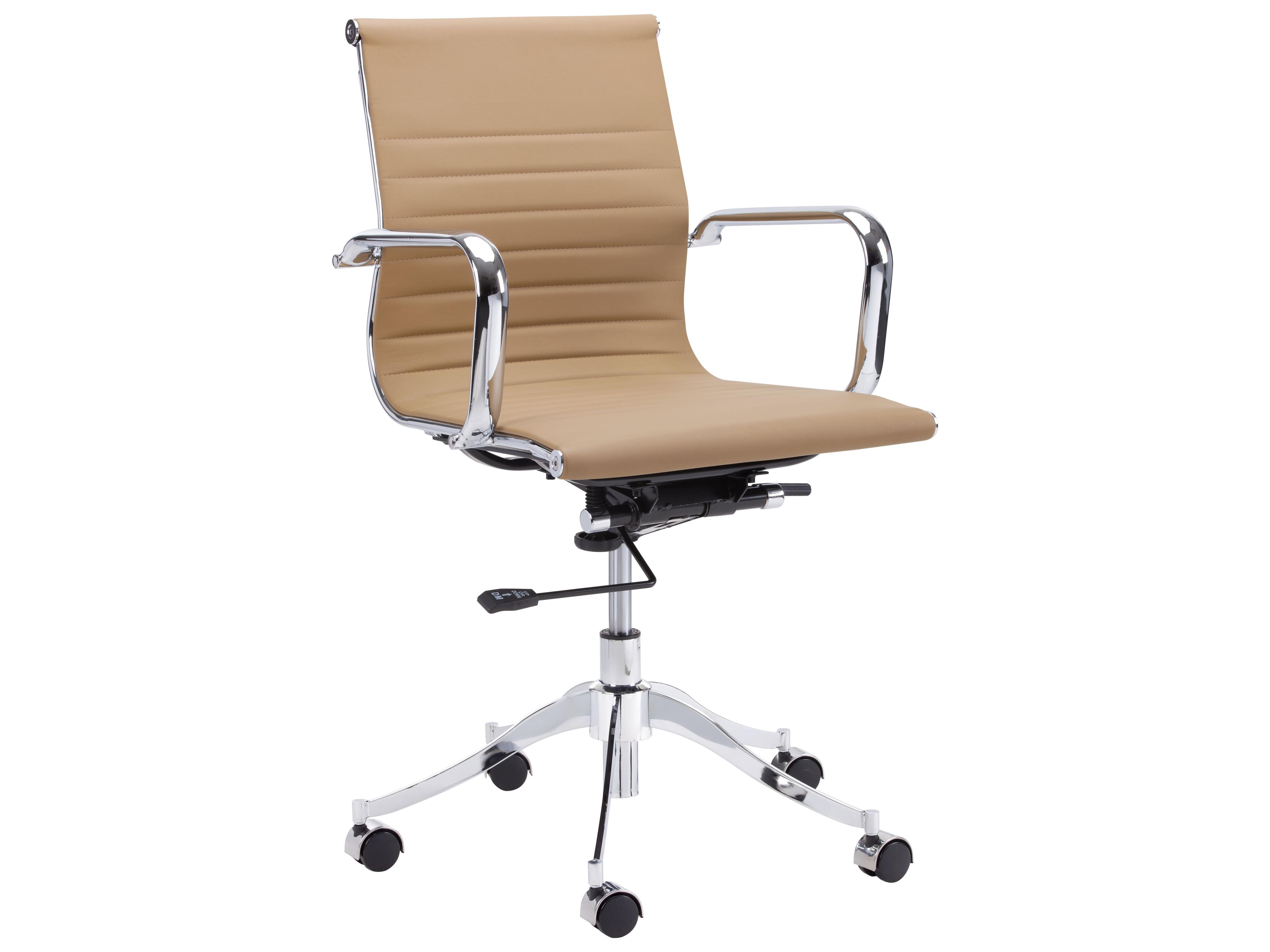 Urban Unity Swivel Office Chair in Faux Leather