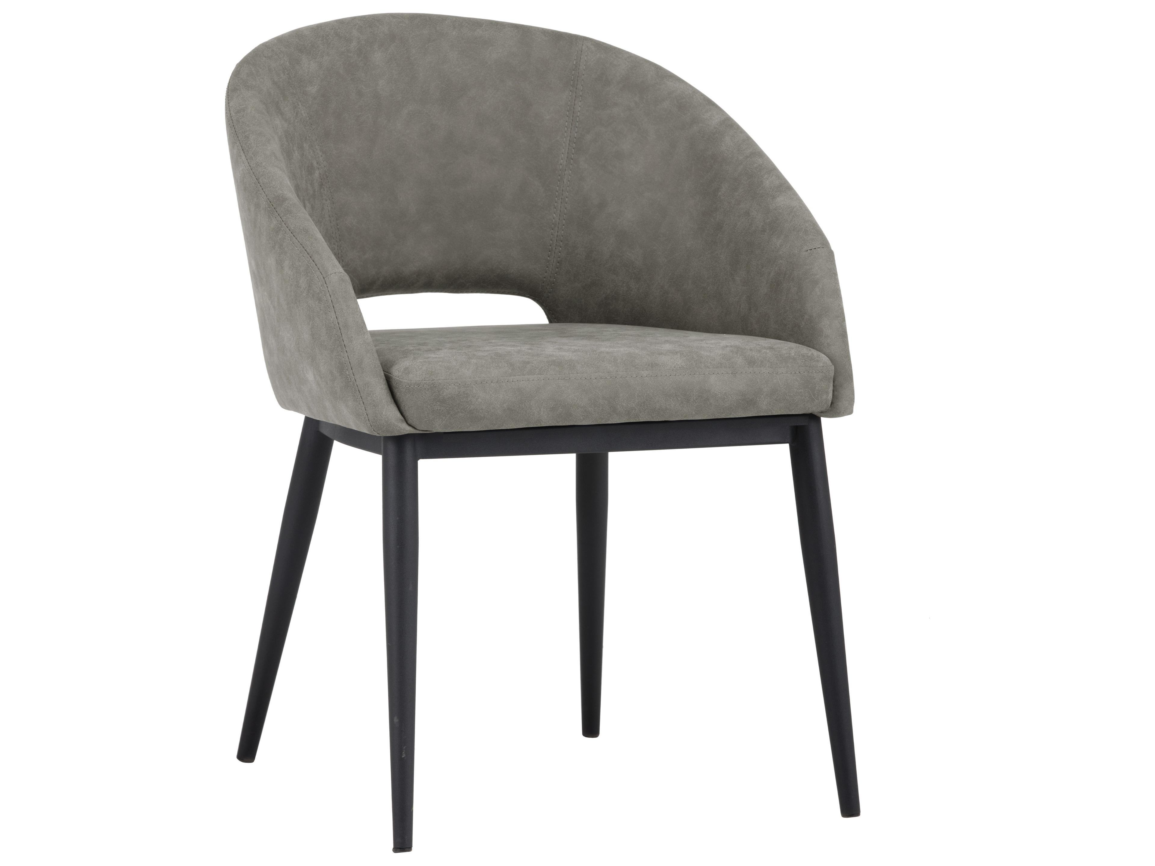Urban Unity Thatcher Gray Arm Dining Chair