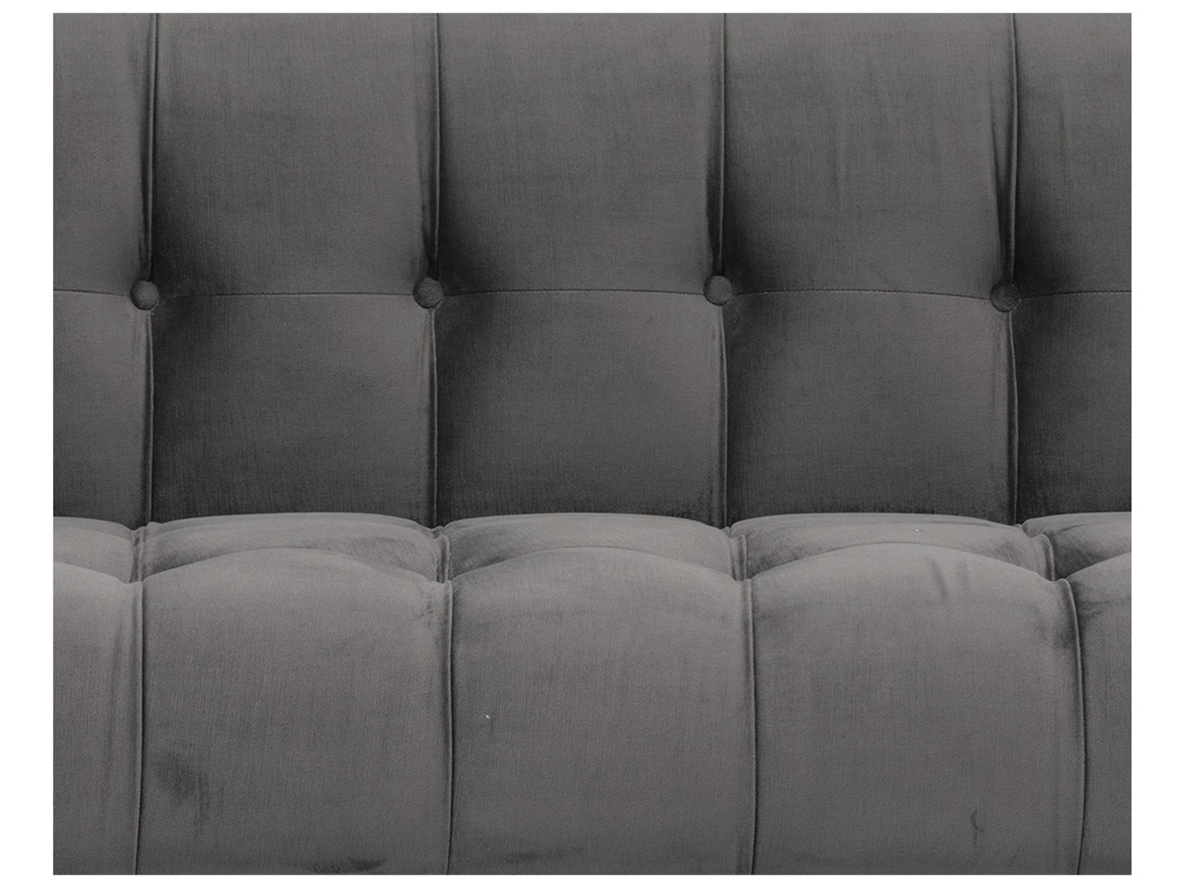 Sunpan Irongate Ekon Piccolo Pebble Rustic Bronze Gray Upholstered Sofa