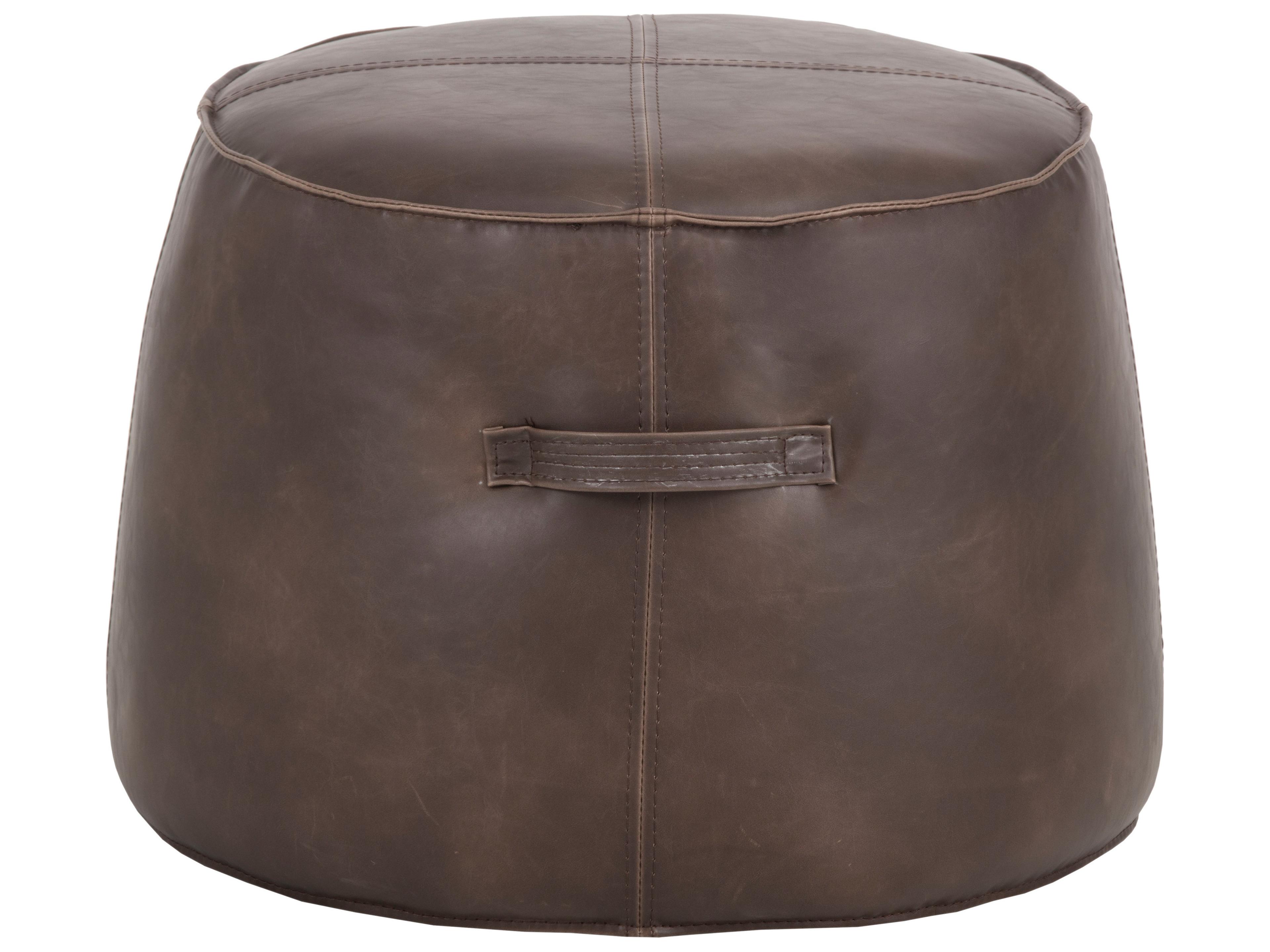 Mitchell Ottoman in Havana Dark Brown
