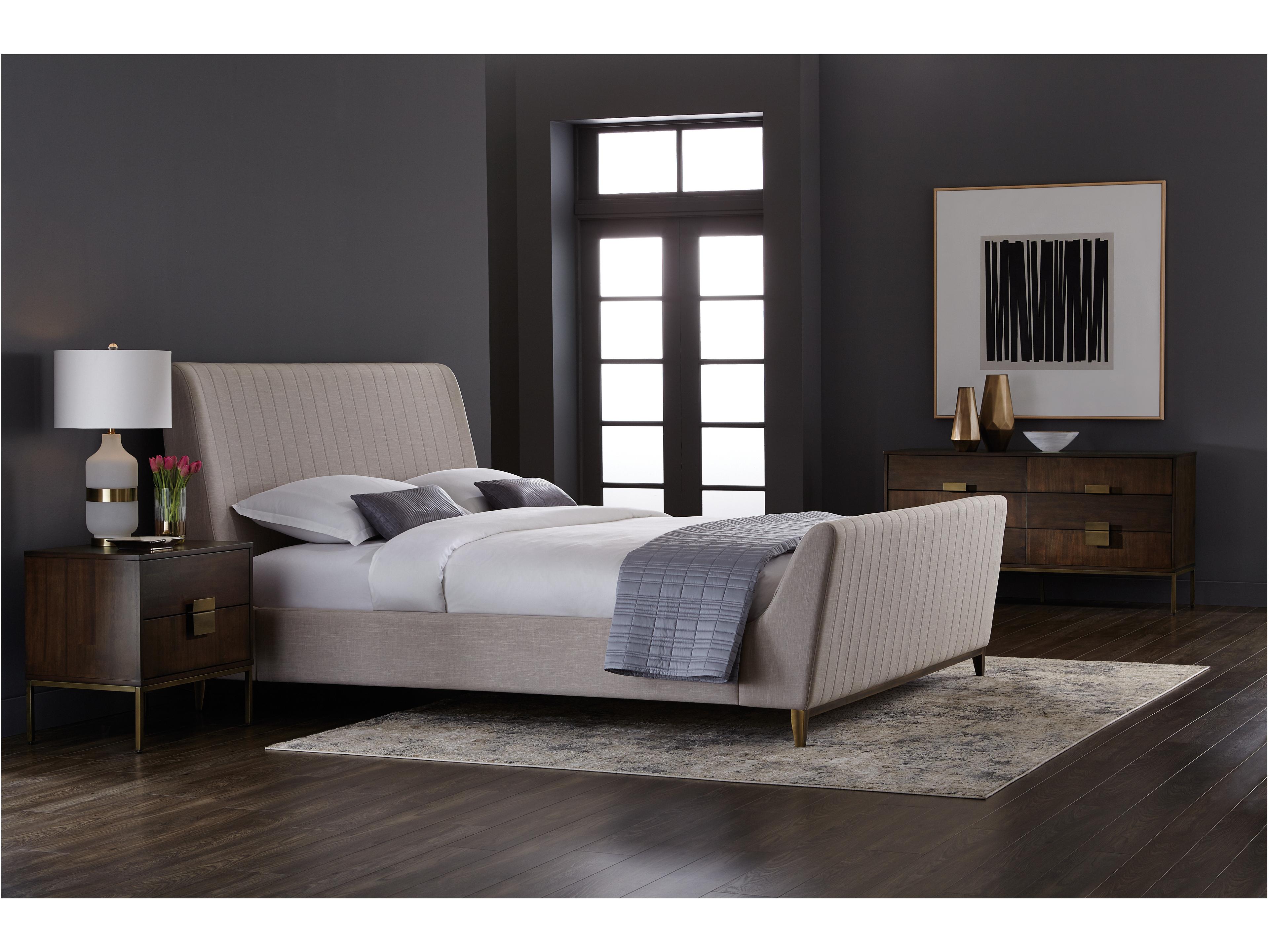 Sunpan Mixt Jade 2-Drawers Acacia Wood Nightstand