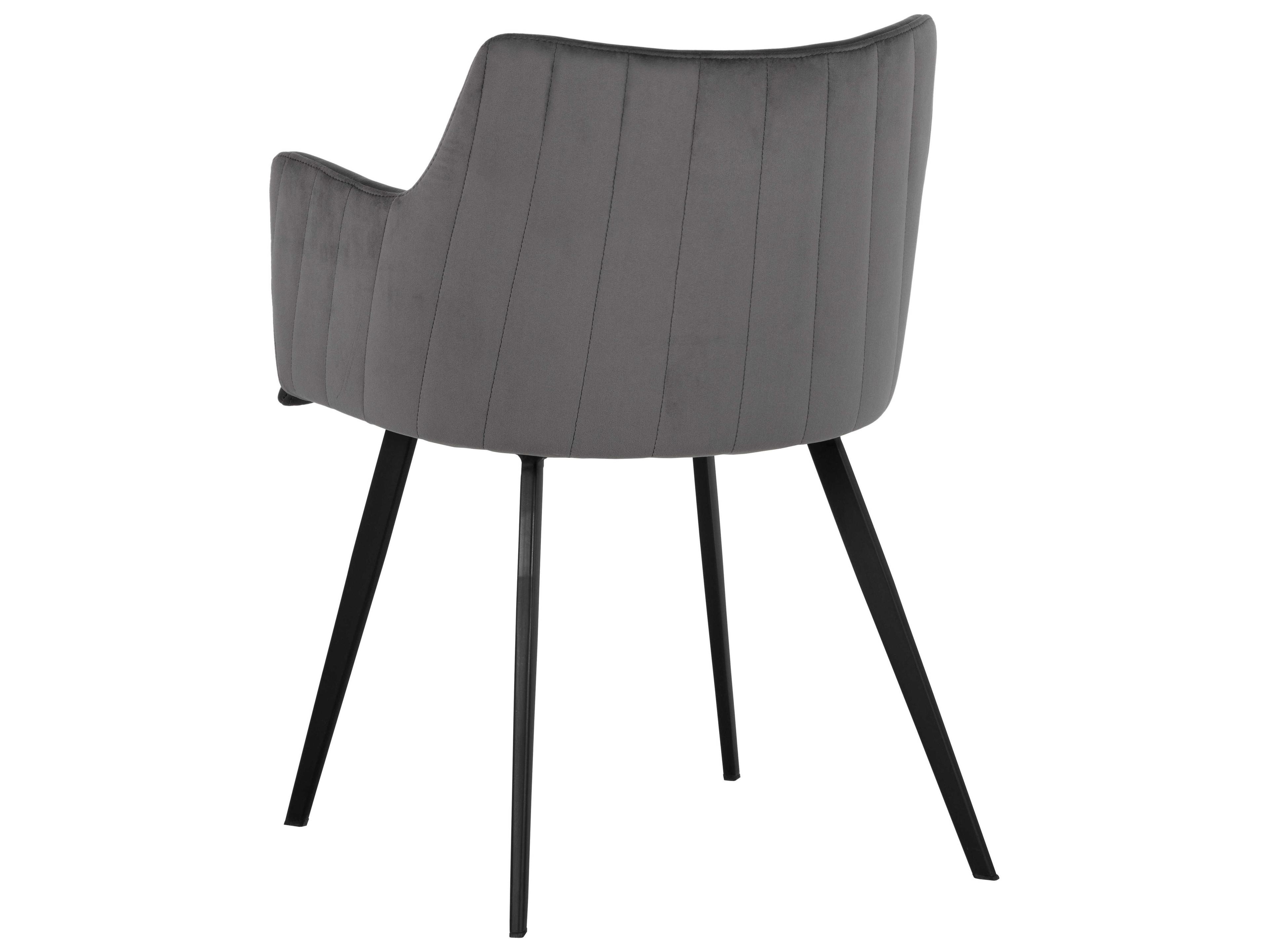 Sunpan Junction Griffin Gray Arm Dining Chair